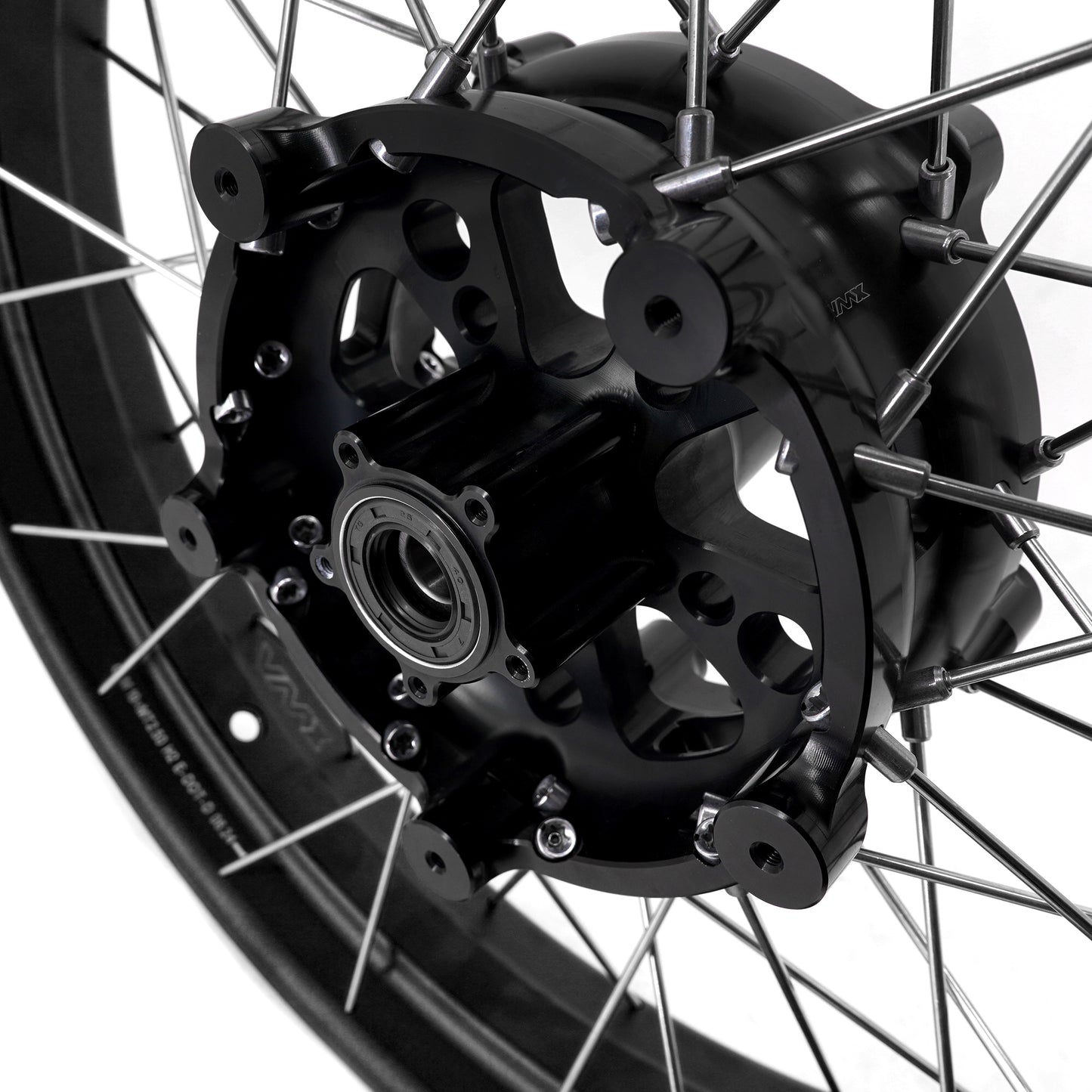 VMX-Racing Fit Honda NX400 NX500 2024-2025 Black Hub & Black Rim 2.5*19 & 4.25*17 Tubeless Wheels