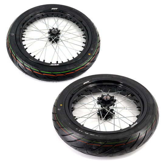 KKE 17inch E-Bike Supermoto Wheels Rim Fit For Rawrr Mantis X Black