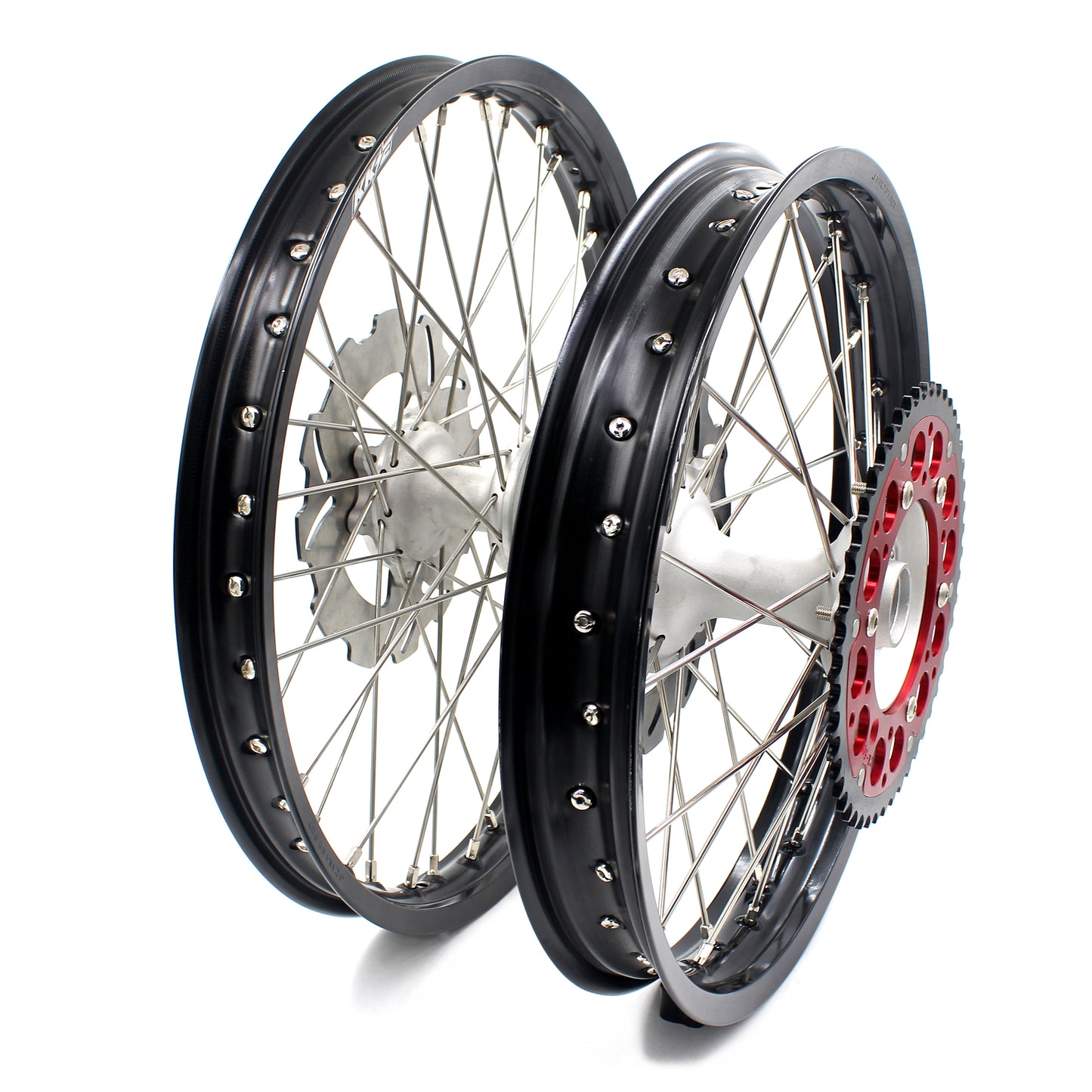 Pre-order KKE 21 & 18 Casting MX Rims for Honda XR650R 2000-2008 240MM/240MM Disc Silver&Black