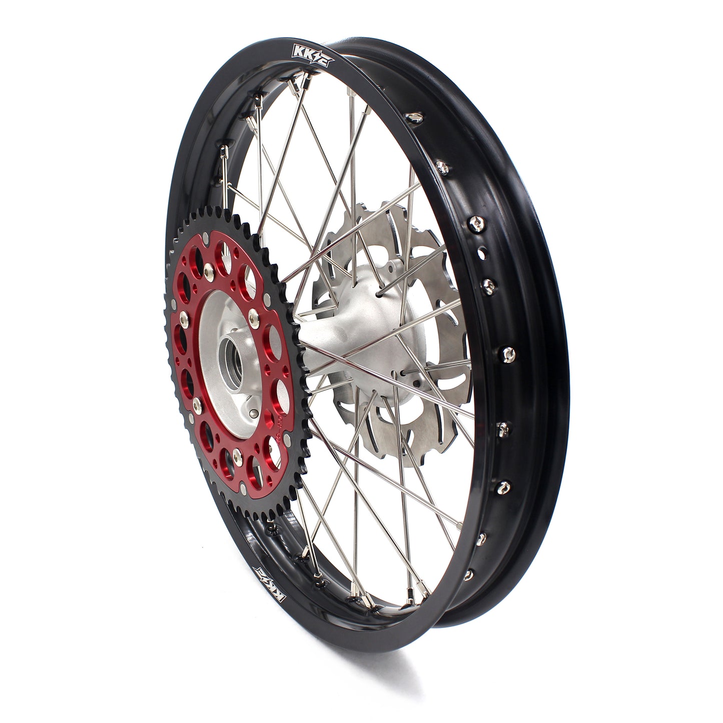 Pre-order KKE 21 & 18 Casting MX Rims for Honda XR650R 2000-2008 240MM/240MM Disc Silver&Black