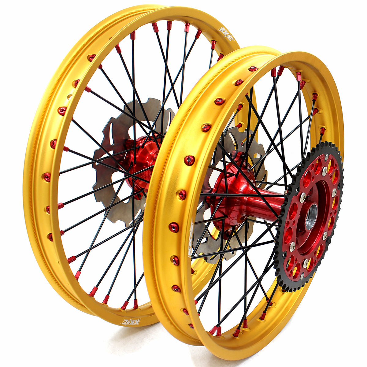 KKE 21/18 Enduro Casting Dirtbike Wheels Rims For HONDA CRF250R 2014 CRF450R 2013-2014