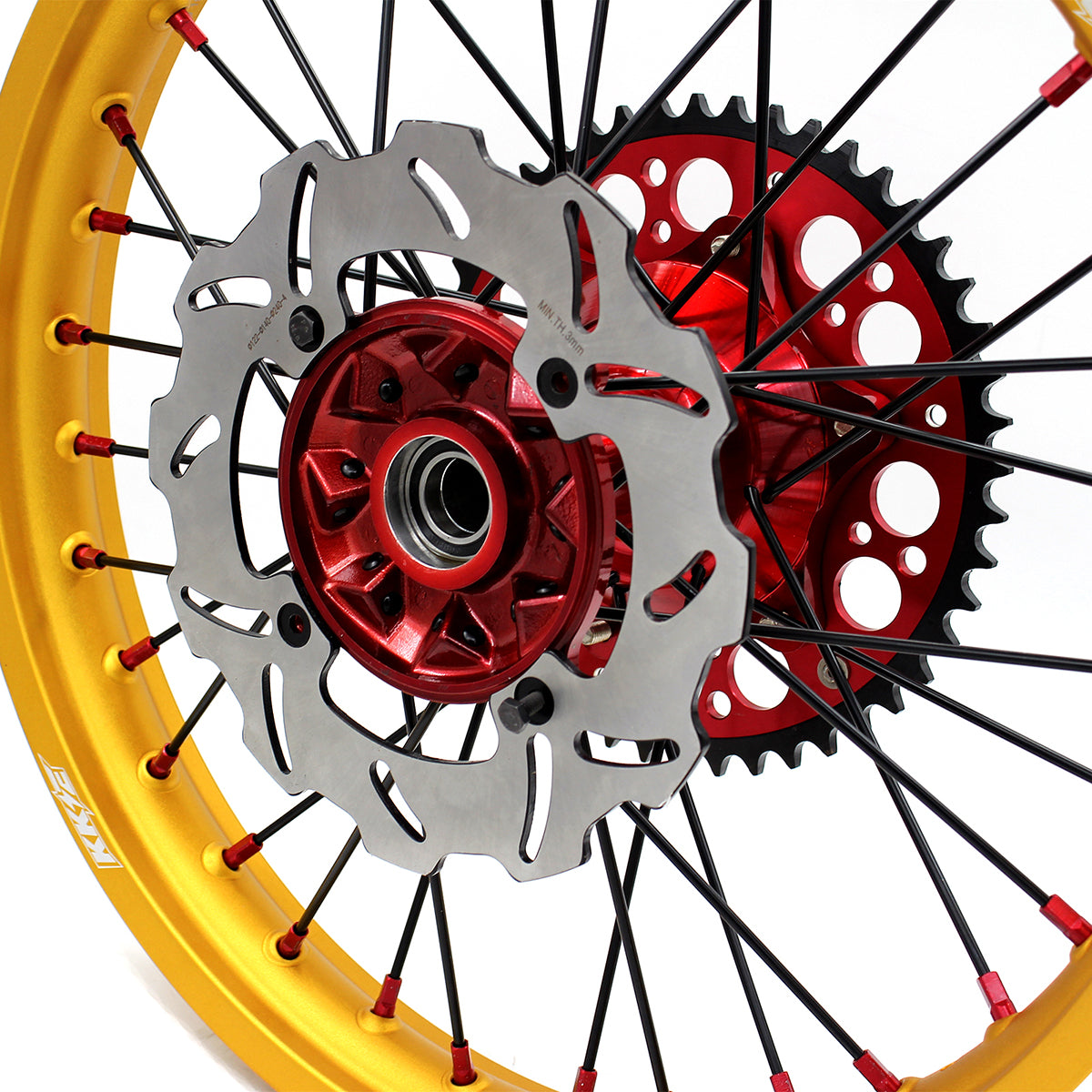KKE 21/18 Enduro Casting Dirtbike Wheels Rims For HONDA CRF250R 2014 CRF450R 2013-2014