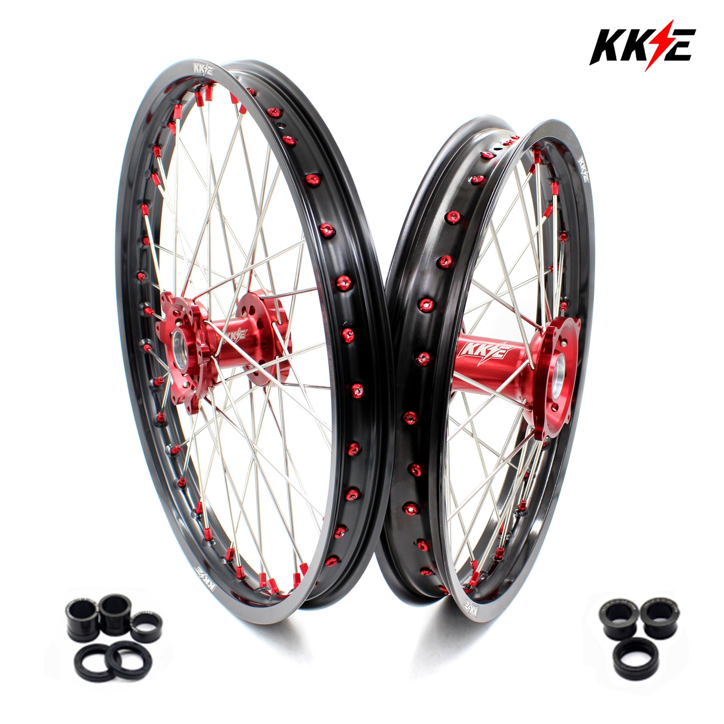 US Pre-order KKE 21" 19" or 21" 18" Dirt Bike Wheels Set For HONDA CRF250R 2014-2024 CRF450R 2013-2024 CRF450L 2019-2021