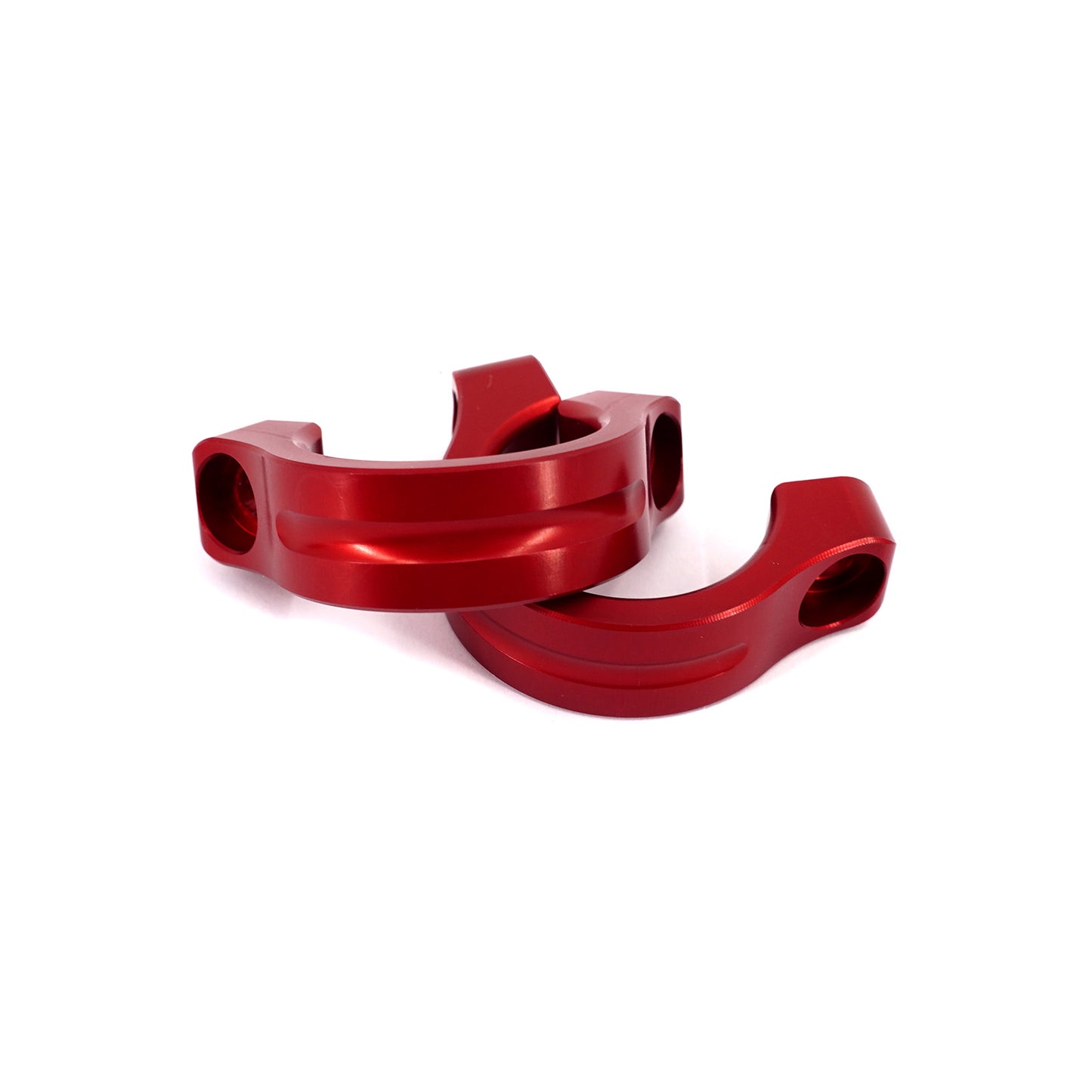 KKE Red Handlebar Risers Kit Fit Sur-Ron Light Bee X e-Bike Bracket Clamps Pads