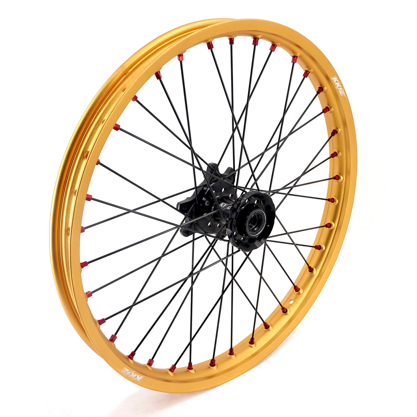 China Factory Stock KKE 21" & 18" E-Bike Spoke Wheels Rims Fit SurRon Ultra Bee 2023 Black Hub & Gold Rim