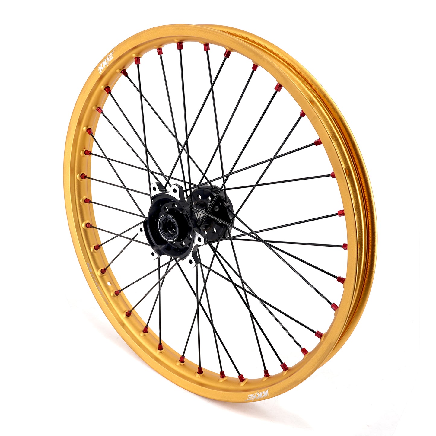 China Factory Stock KKE 21" & 18" E-Bike Spoke Wheels Rims Fit SurRon Ultra Bee 2023 Black Hub & Gold Rim