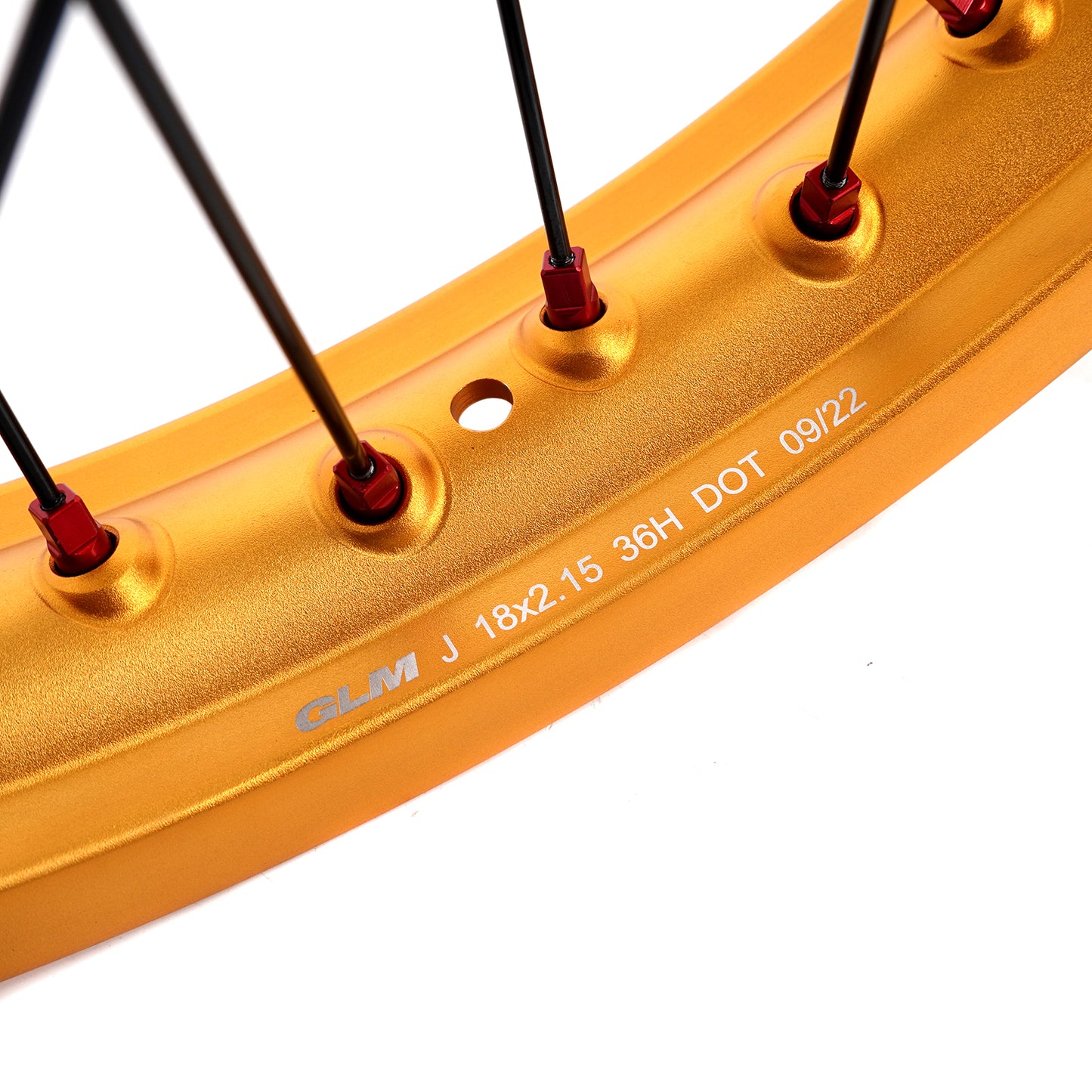 China Factory Stock KKE 21" & 18" E-Bike Spoke Wheels Rims Fit SurRon Ultra Bee 2023 Black Hub & Gold Rim