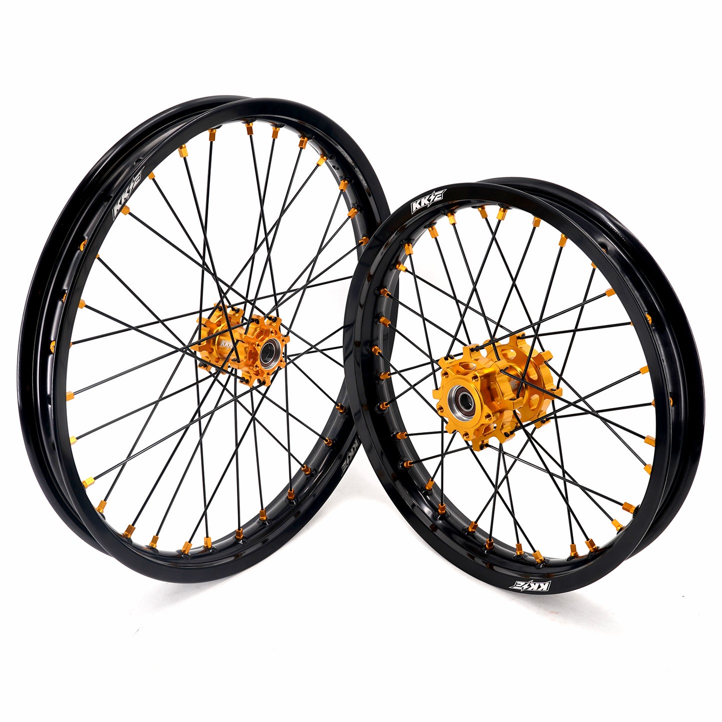 China Stock KKE 1.6*19" & 1.85*16" Electric Dirtbike Wheels Rim For Sur Ron Light Bee-X 2019-2024 Gold