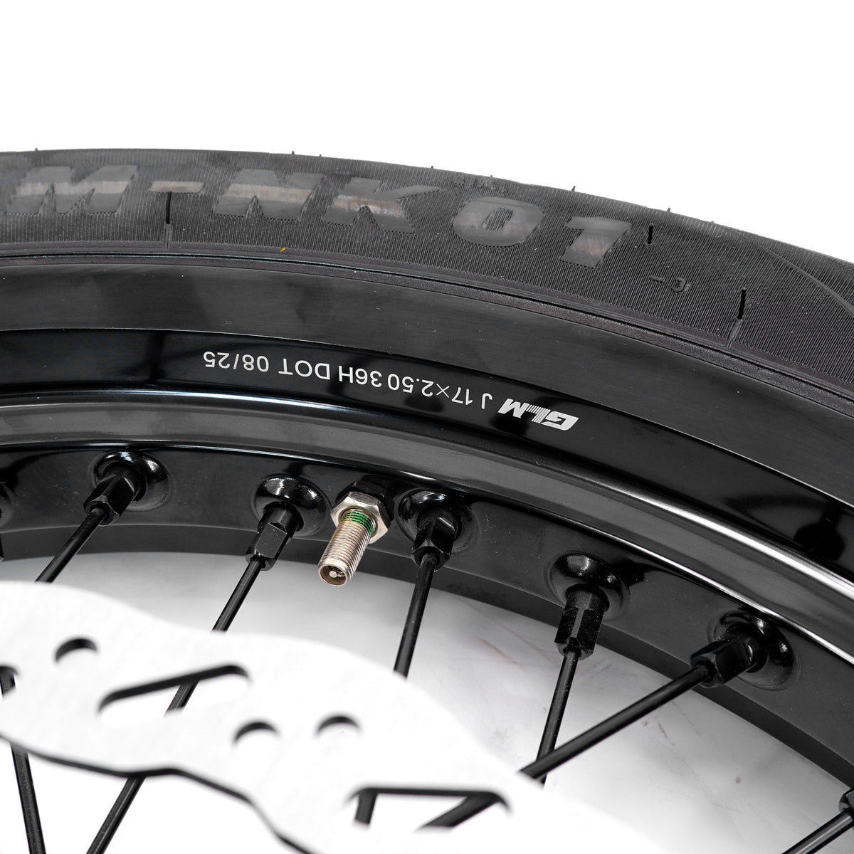 Pre-order KKE 2.5x17inch & 3.5x17inch E-Bike Supermoto Wheels Fit For Rawrr Mantis X All Black
