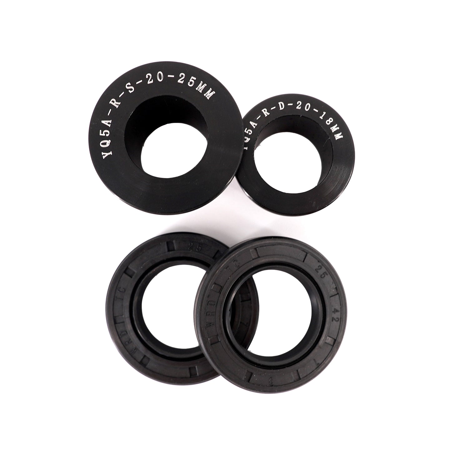 KKE Replacement Rear Billet Bushing Spacers Kit Fit Surron Ultra Bee 2023-2025 Black