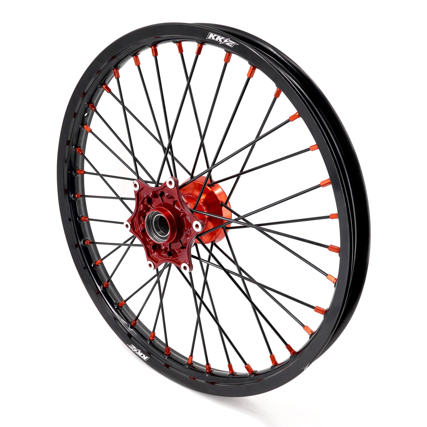 KKE 21" 18" Cast Enduro Wheels For KTM EXC EXC-F EXC-E 2003-2023 Black Spokes