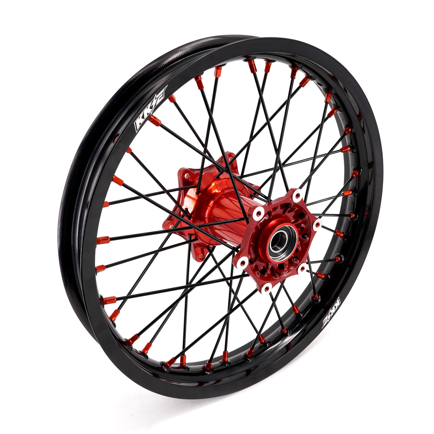 KKE 21" 18" Cast Enduro Wheels For KTM EXC EXC-F EXC-E 2003-2023 Black Spokes