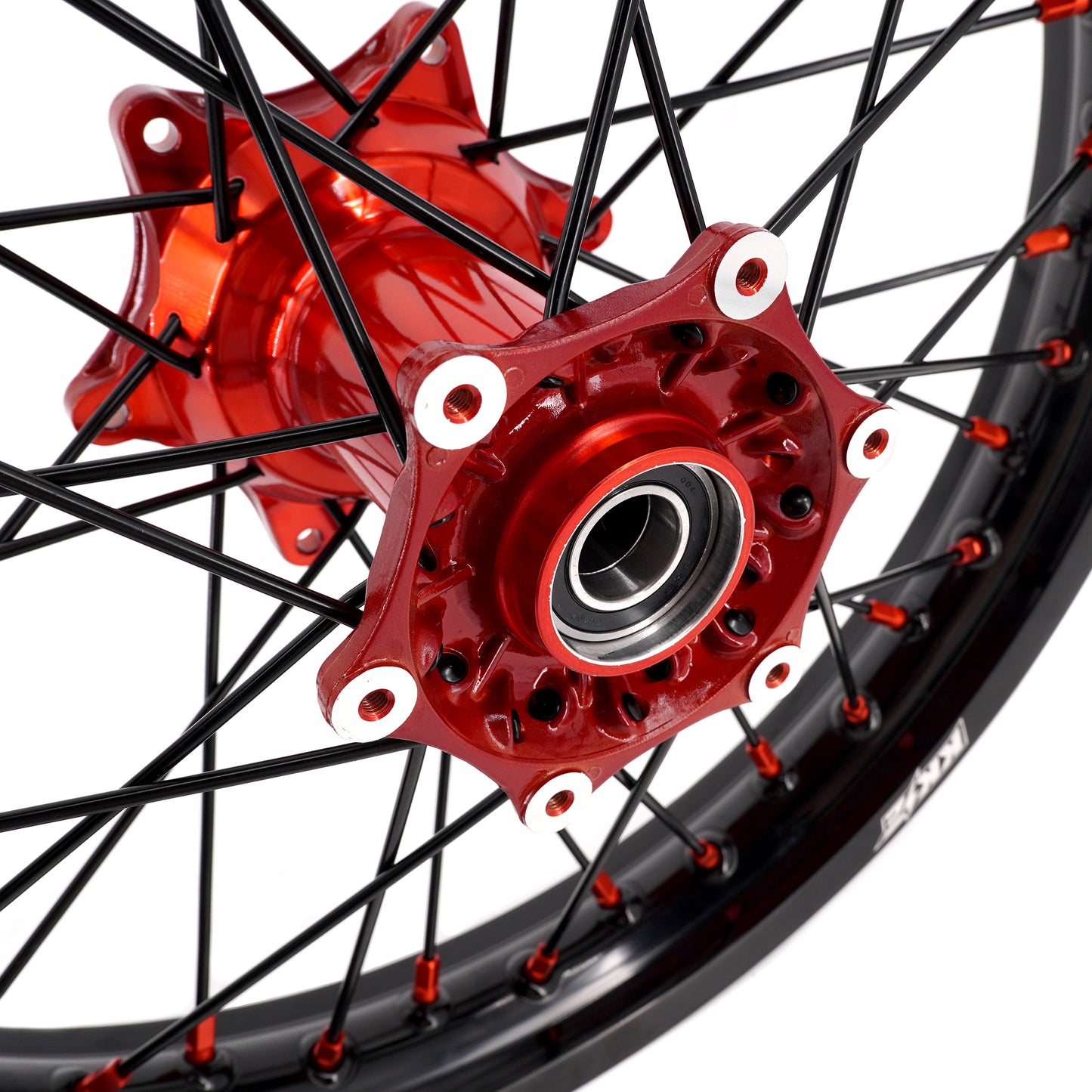 KKE 21" 18" Cast Enduro Wheels For KTM EXC EXC-F EXC-E 2003-2023 Black Spokes