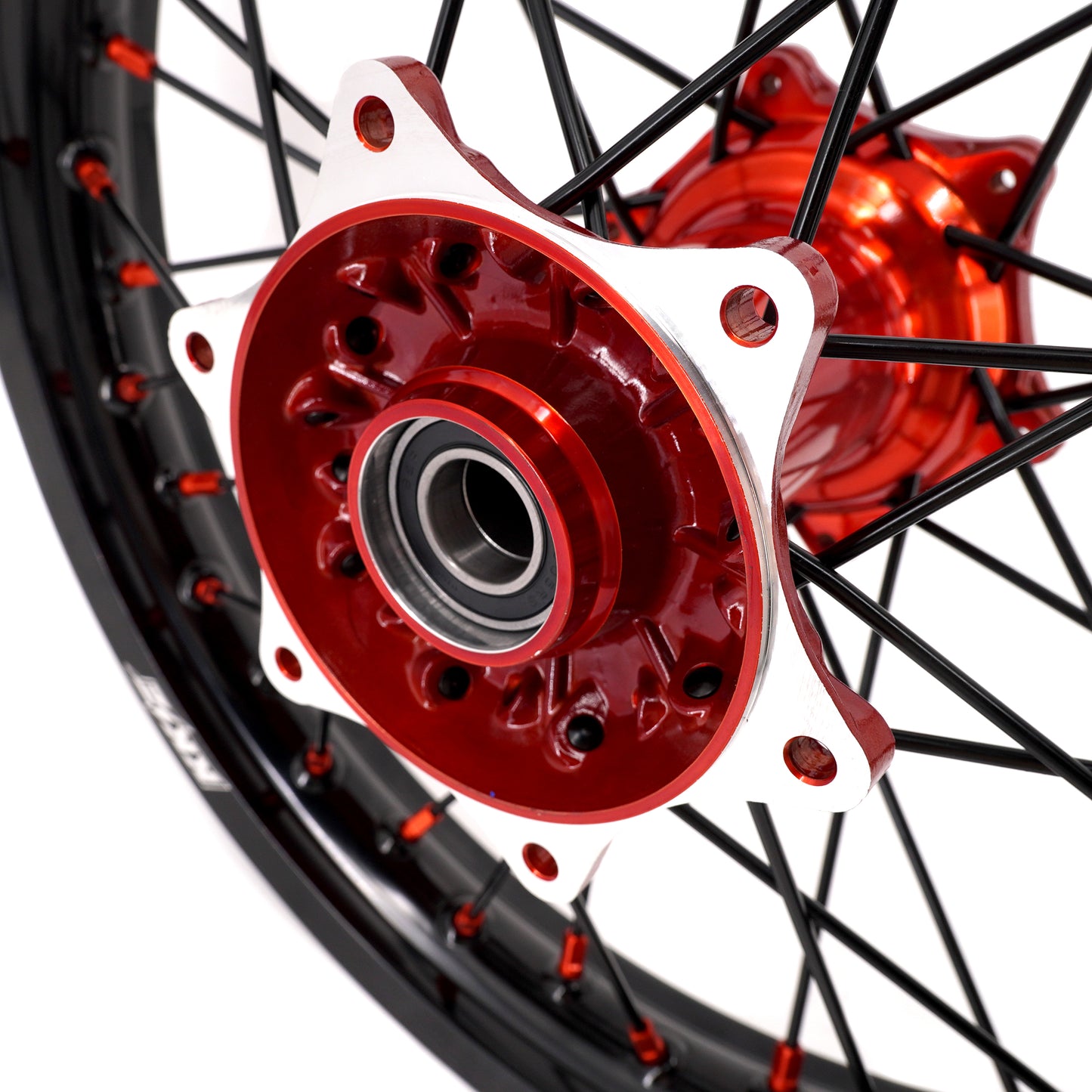 KKE 21" 18" Cast Enduro Wheels For KTM EXC EXC-F EXC-E 2003-2023 Black Spokes