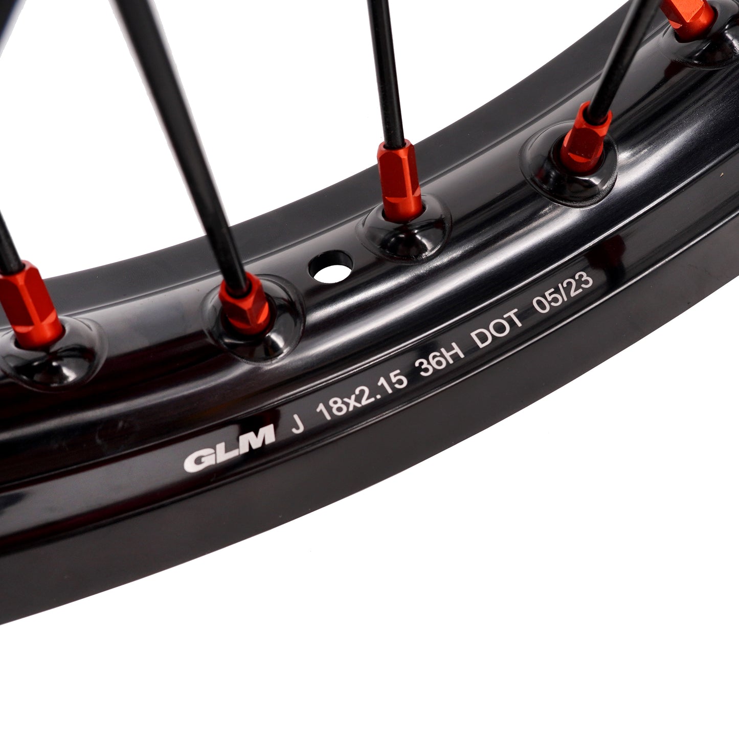 KKE 21" 18" Cast Enduro Wheels For KTM EXC EXC-F EXC-E 2003-2023 Black Spokes