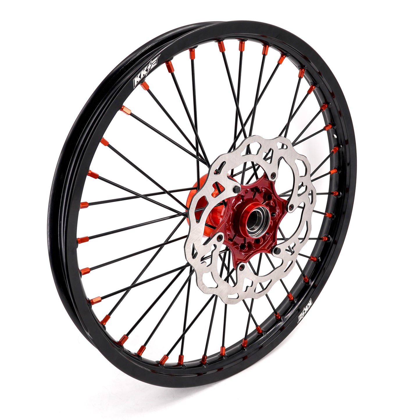KKE 21" 18" Cast Enduro Wheels For KTM EXC EXC-F EXC-E 2003-2023 Black Spokes