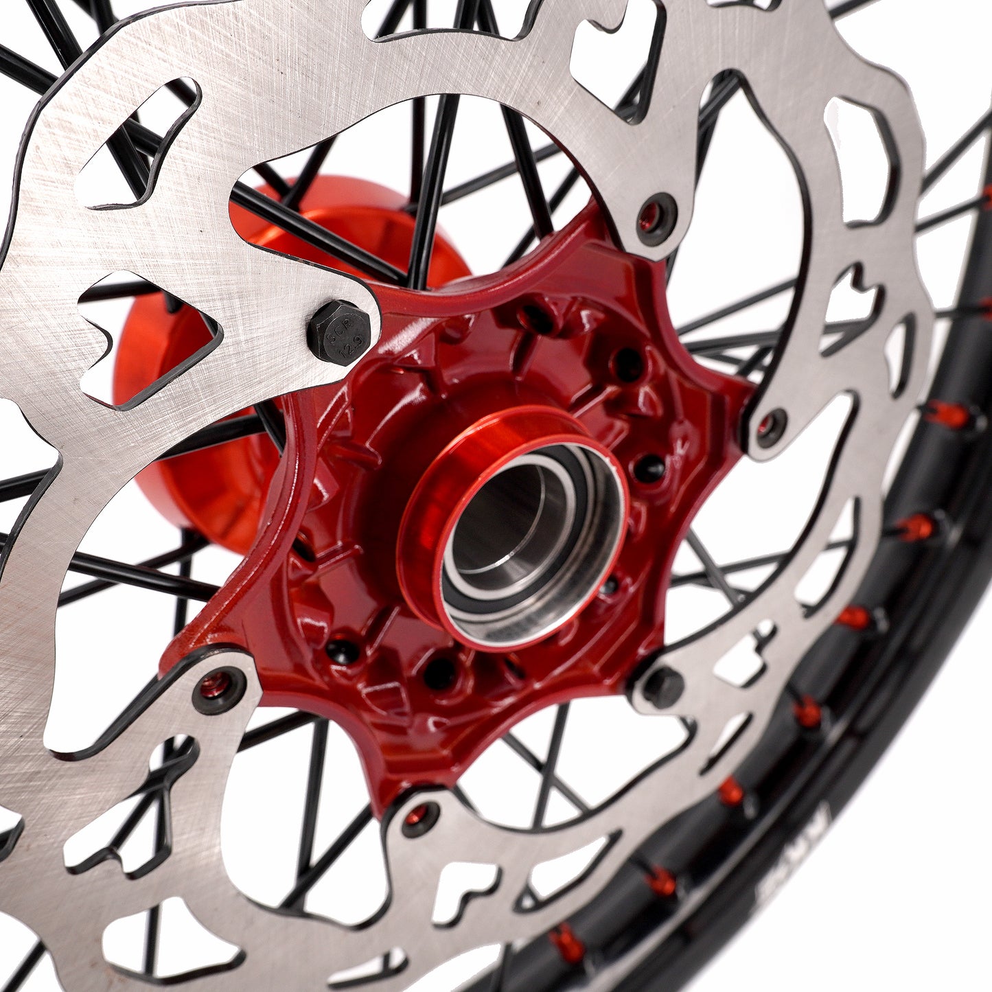 KKE 21" 18" Cast Enduro Wheels For KTM EXC EXC-F EXC-E 2003-2023 Black Spokes