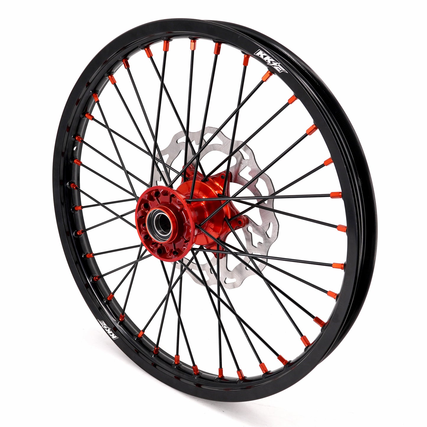 KKE 21" 18" Cast Enduro Wheels For KTM EXC EXC-F EXC-E 2003-2023 Black Spokes