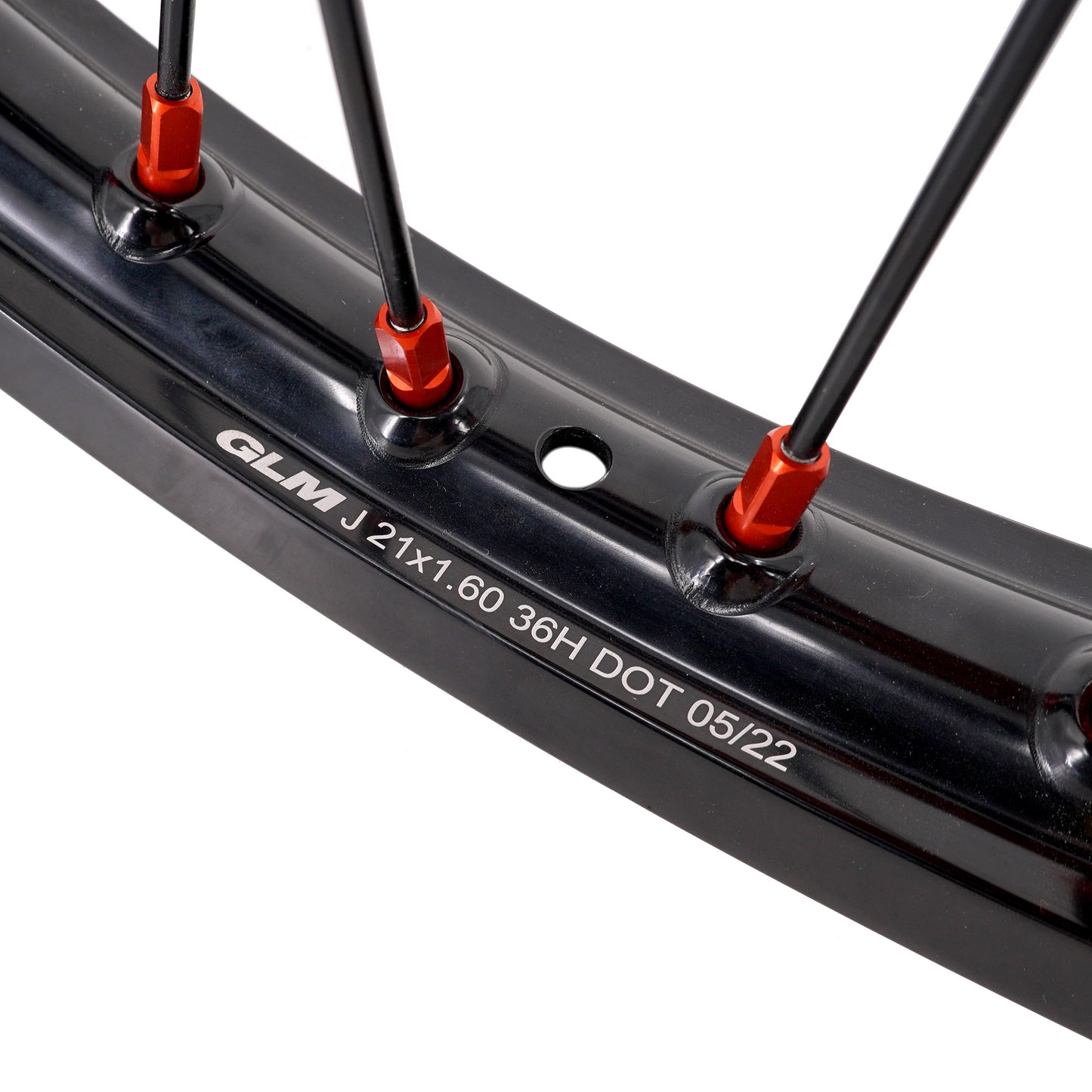 KKE 21" 18" Cast Enduro Wheels For KTM EXC EXC-F EXC-E 2003-2025 Black Spokes