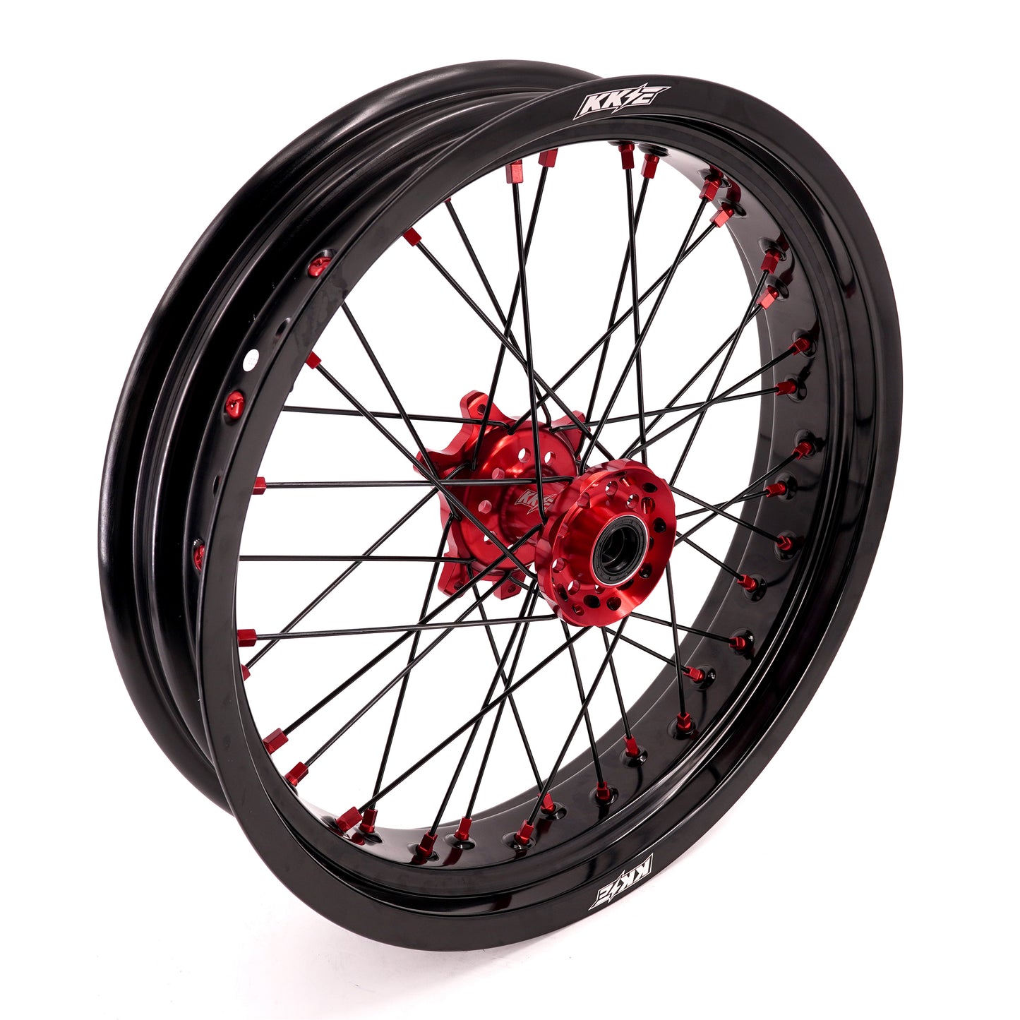 KKE Factory Stock 3.5/4.25*17" Electric Supermoto Wheels Rim Fit For SurRon Ultra Bee 2023-2024 Red