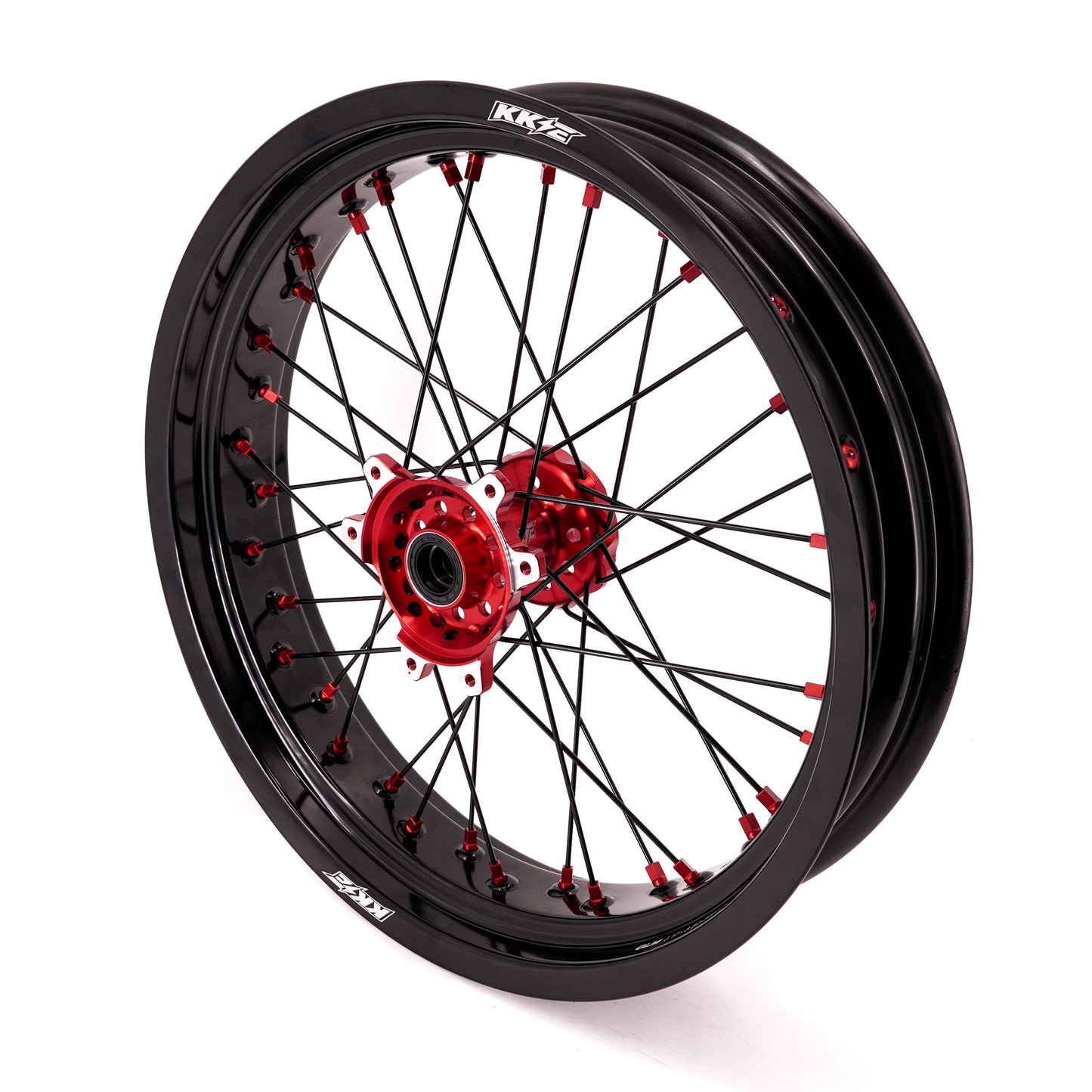 KKE Factory Stock 3.5/4.25*17" Electric Supermoto Wheels Rim Fit For SurRon Ultra Bee 2023-2024 Red