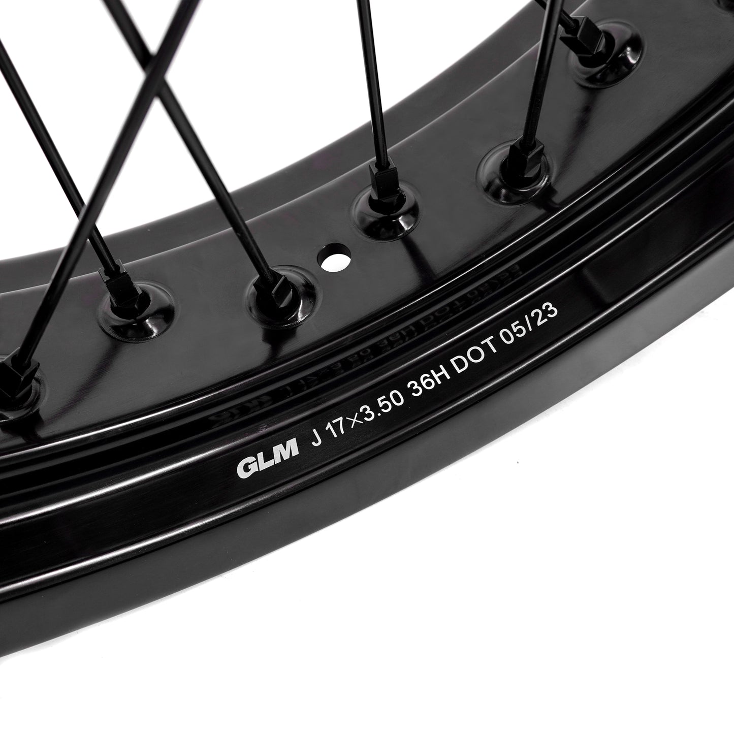 KKE Factory Stock KKE 3.5/4.25*17" Electric Supermoto All Black Wheels Rim Fit For SurRon Ultra Bee 2023-2025