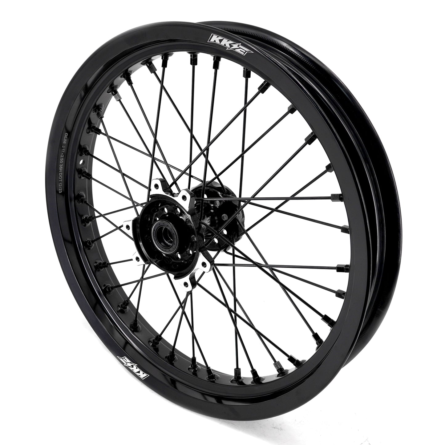 China Factory Stock KKE 2.5*17/3.5*17 E-Bike Wheels Rim Fit For SurRon Ultra Bee 2023-2024 Black Hubs