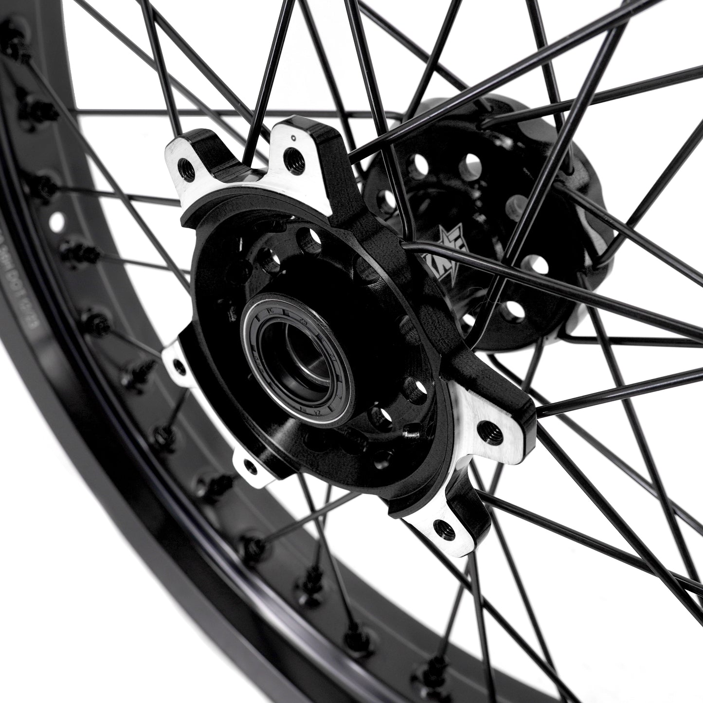 China Factory Stock KKE 2.5*17/3.5*17 E-Bike Wheels Rim Fit For SurRon Ultra Bee 2023-2024 Black Hubs