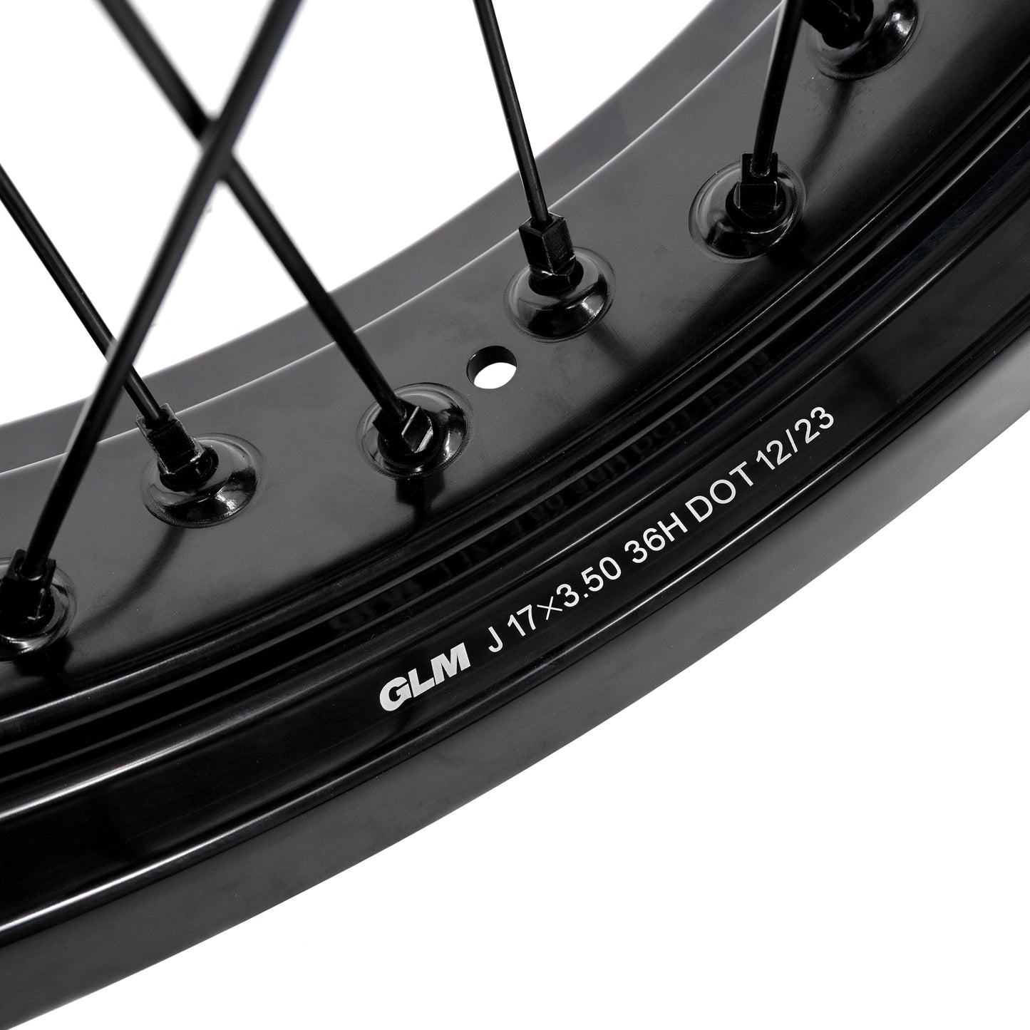 KKE Factory Stock KKE 2.5*17/3.5*17 E-Bike Wheels Rim Fit For SurRon Ultra Bee 2023-2024 Black Hubs