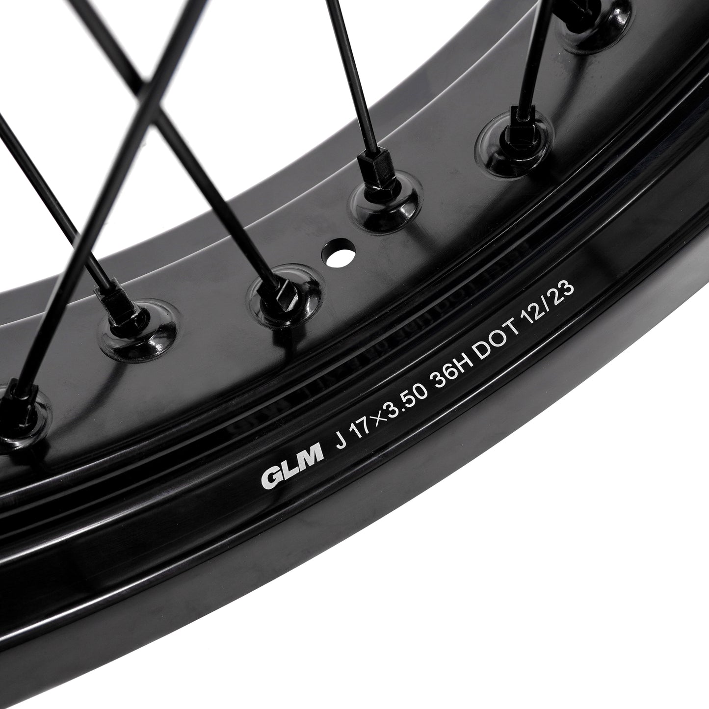 China Factory Stock KKE 2.5*17/3.5*17 E-Bike Wheels Rim Fit For SurRon Ultra Bee 2023-2024 Black Hubs