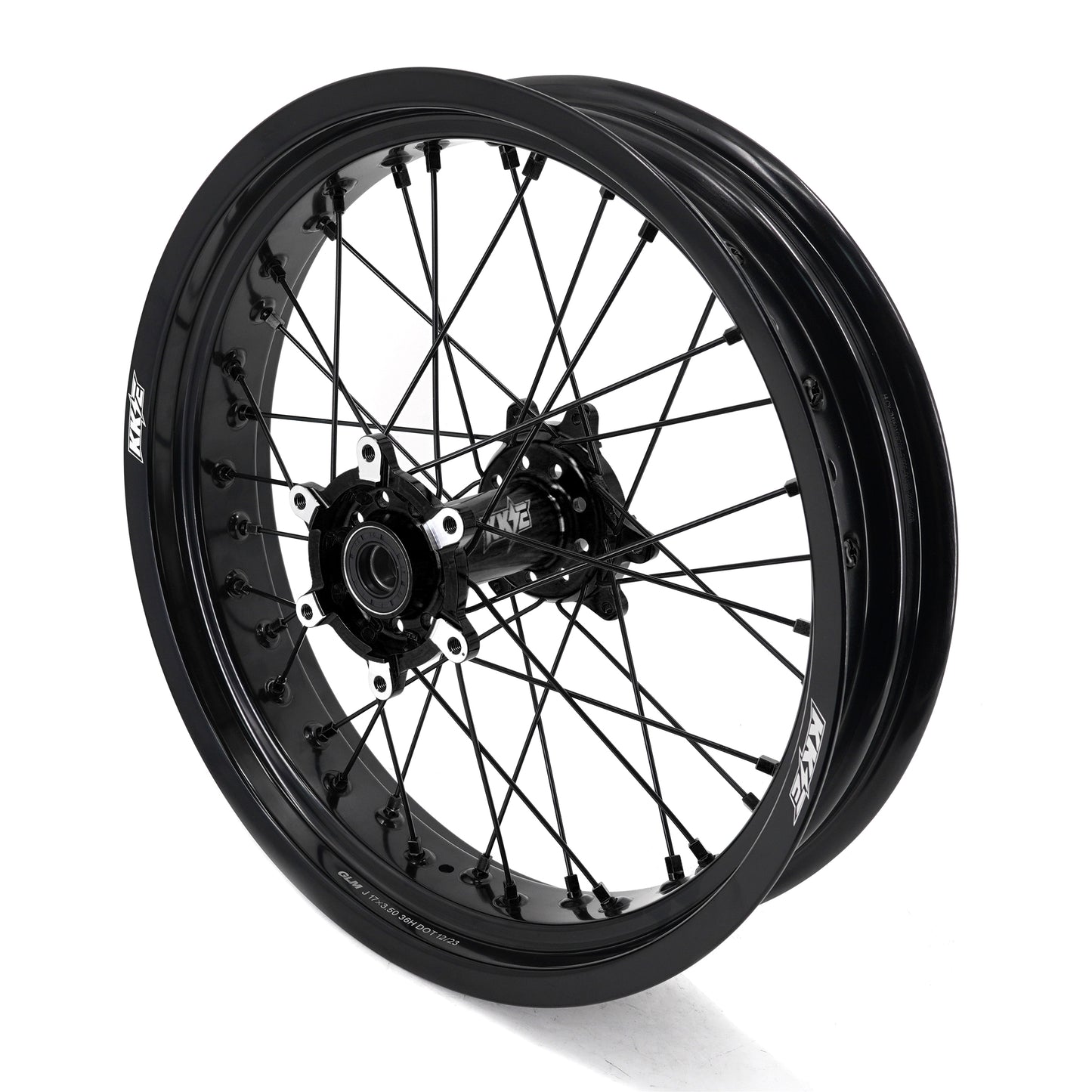 KKE Factory Stock KKE 2.5*17/3.5*17 E-Bike Wheels Rim Fit For SurRon Ultra Bee 2023-2024 Black Hubs