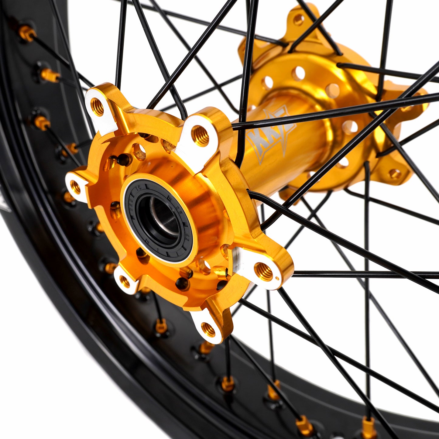 KKE Factory Stock KKE 2.5*17 & 3.5*17 E-Bike Wheels Rim Fit For SurRon Ultra Bee 2023-2025 Gold Hubs