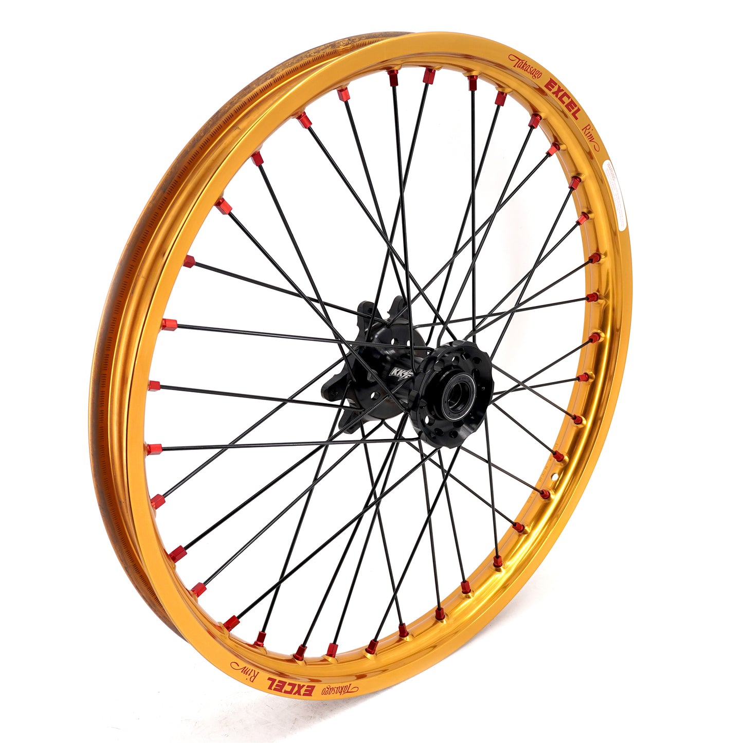 US Stock KKE 21" & 18" Electric Dirtbike Wheels Takasago EXCEL Rims Fit SurRon Ultra Bee 2023-2025 Black&Gold