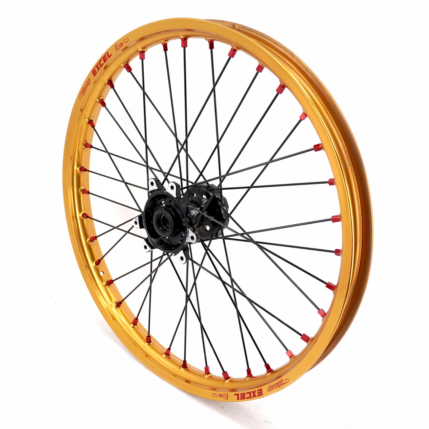 US Stock KKE 21" & 18" Electric Dirtbike Wheels Takasago EXCEL Rims Fit SurRon Ultra Bee 2023-2025 Black&Gold