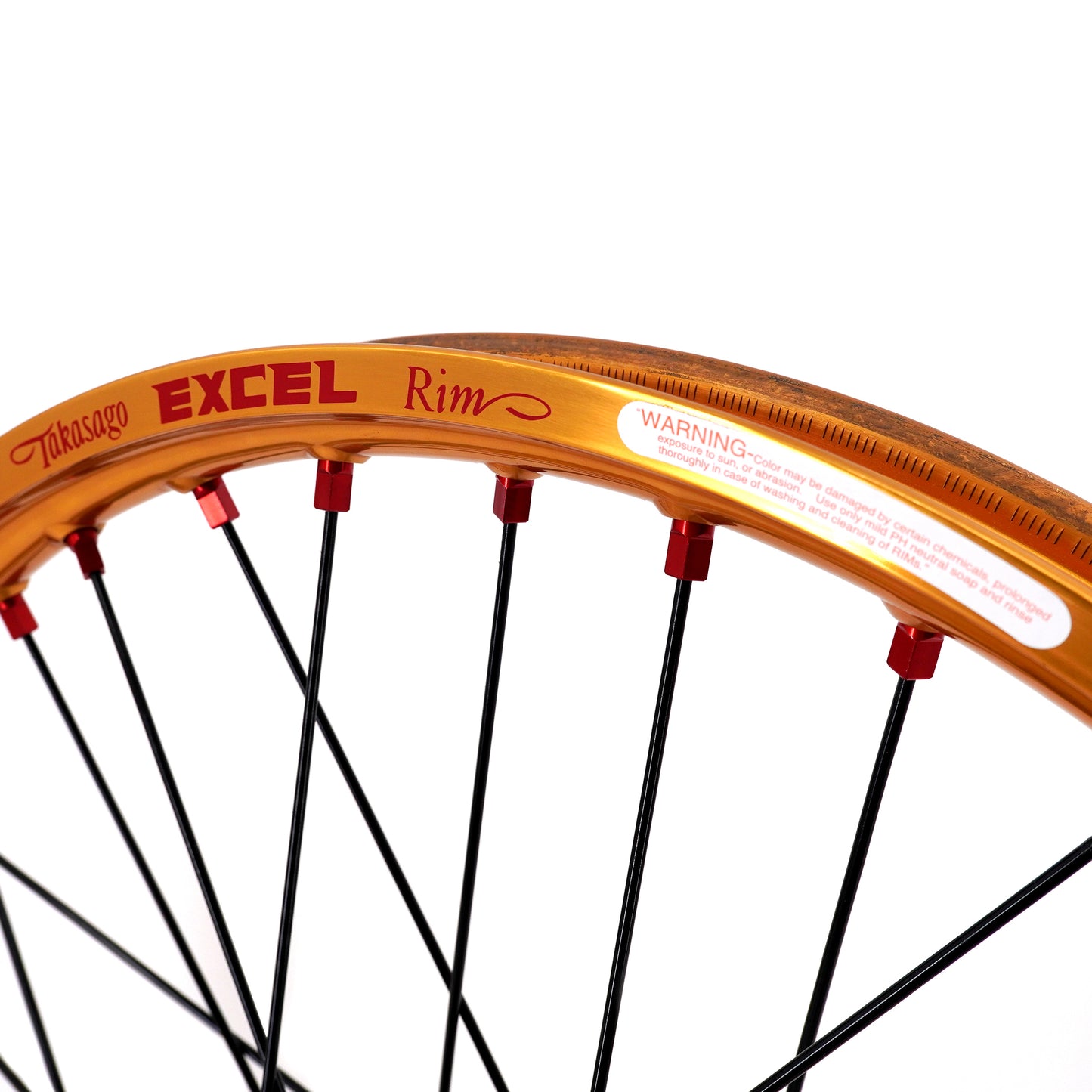 US Stock KKE 21" & 18" Electric Dirtbike Wheels Takasago EXCEL Rims Fit SurRon Ultra Bee 2023-2025 Black&Gold