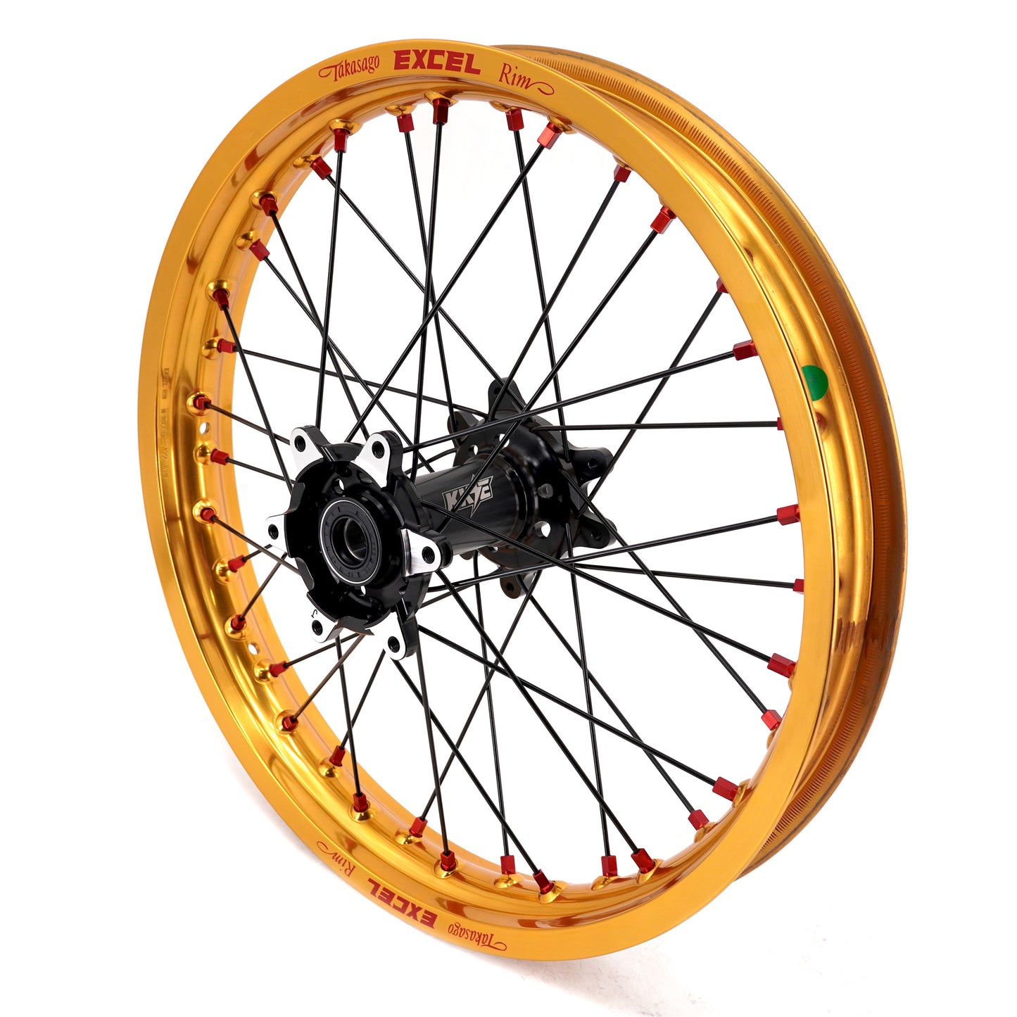 US Stock KKE 21" & 18" Electric Dirtbike Wheels Takasago EXCEL Rims Fit SurRon Ultra Bee 2023-2025 Black&Gold
