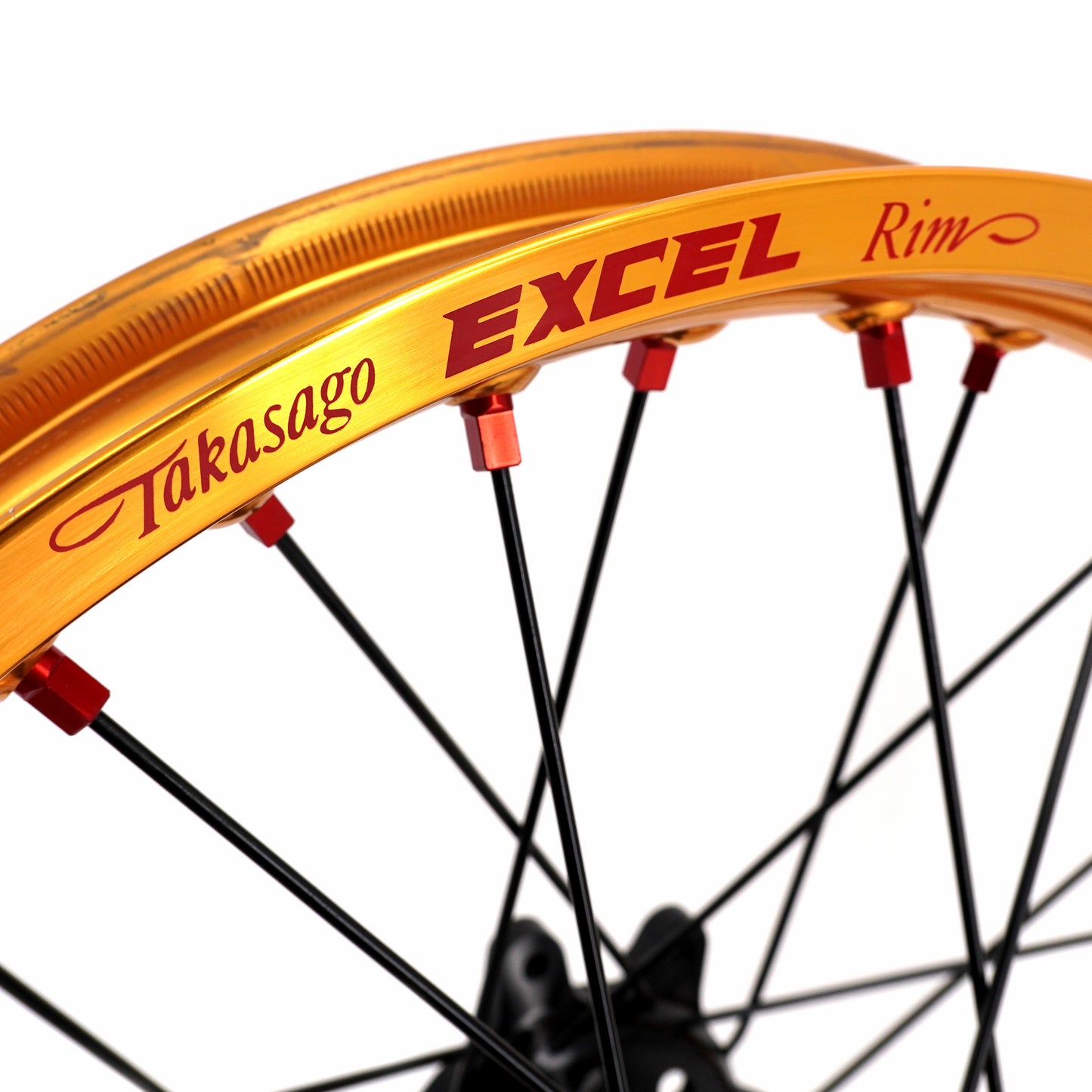 US Stock KKE 21" & 18" Electric Dirtbike Wheels Takasago EXCEL Rims Fit SurRon Ultra Bee 2023-2025 Black&Gold