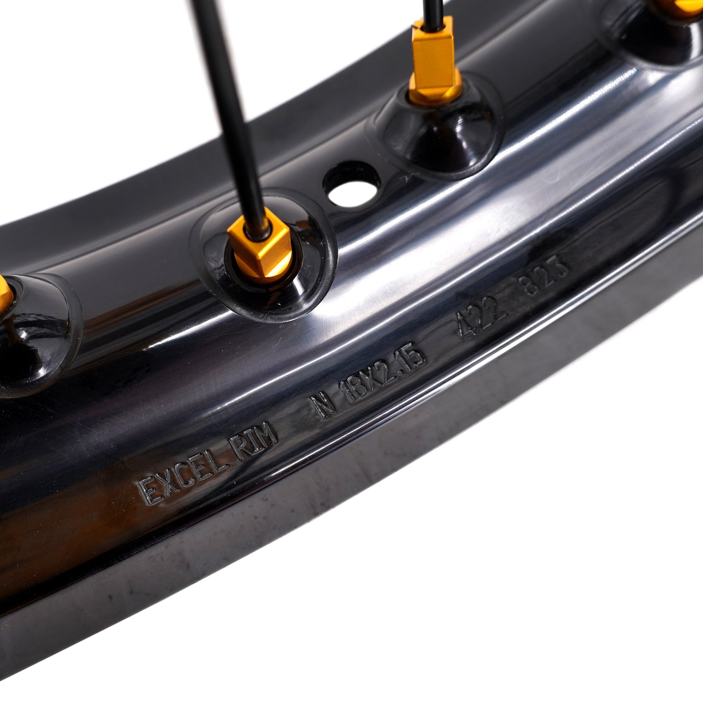 US Stock KKE 21" & 18" Electric Dirtbike Wheels Takasago EXCEL Rims Fit SurRon Ultra Bee 2023-2025 Gold Nipples