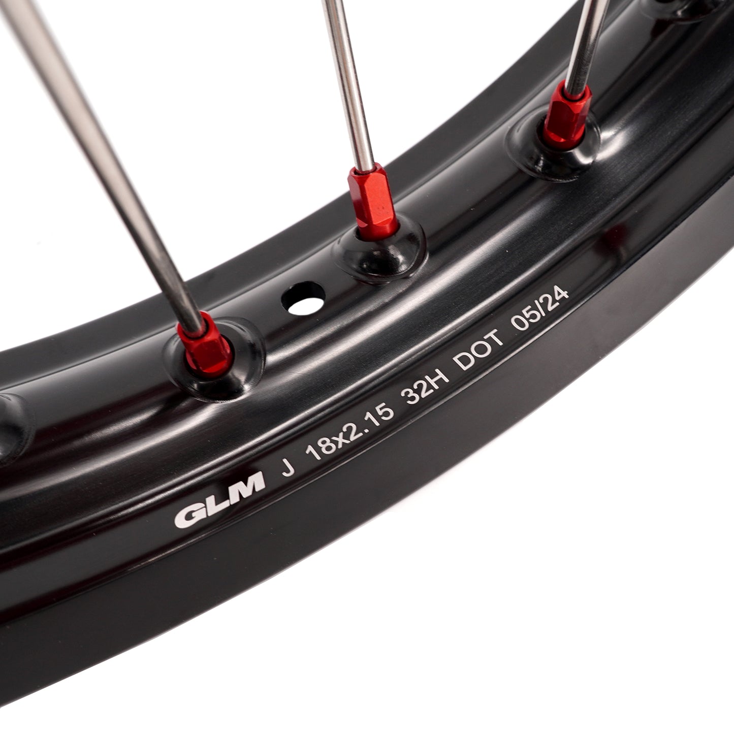 KKE 21&18 21&19 Casting Wheels for HONDA CR125R 1995-1997 CR250R 1995-1996 Disc Red Nipples