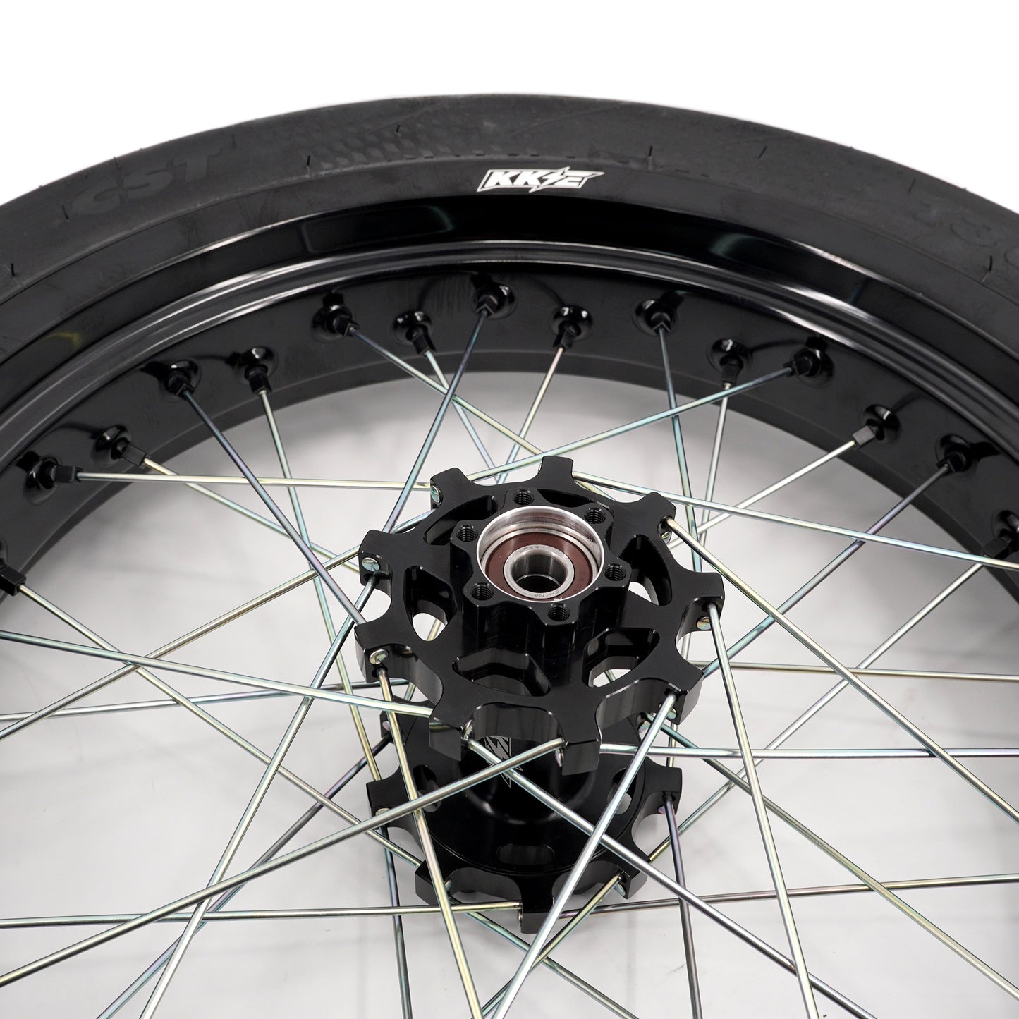 KKE 17inch E-Bike Supermoto Wheels Fit Rawrr Mantis X Black (Collective)