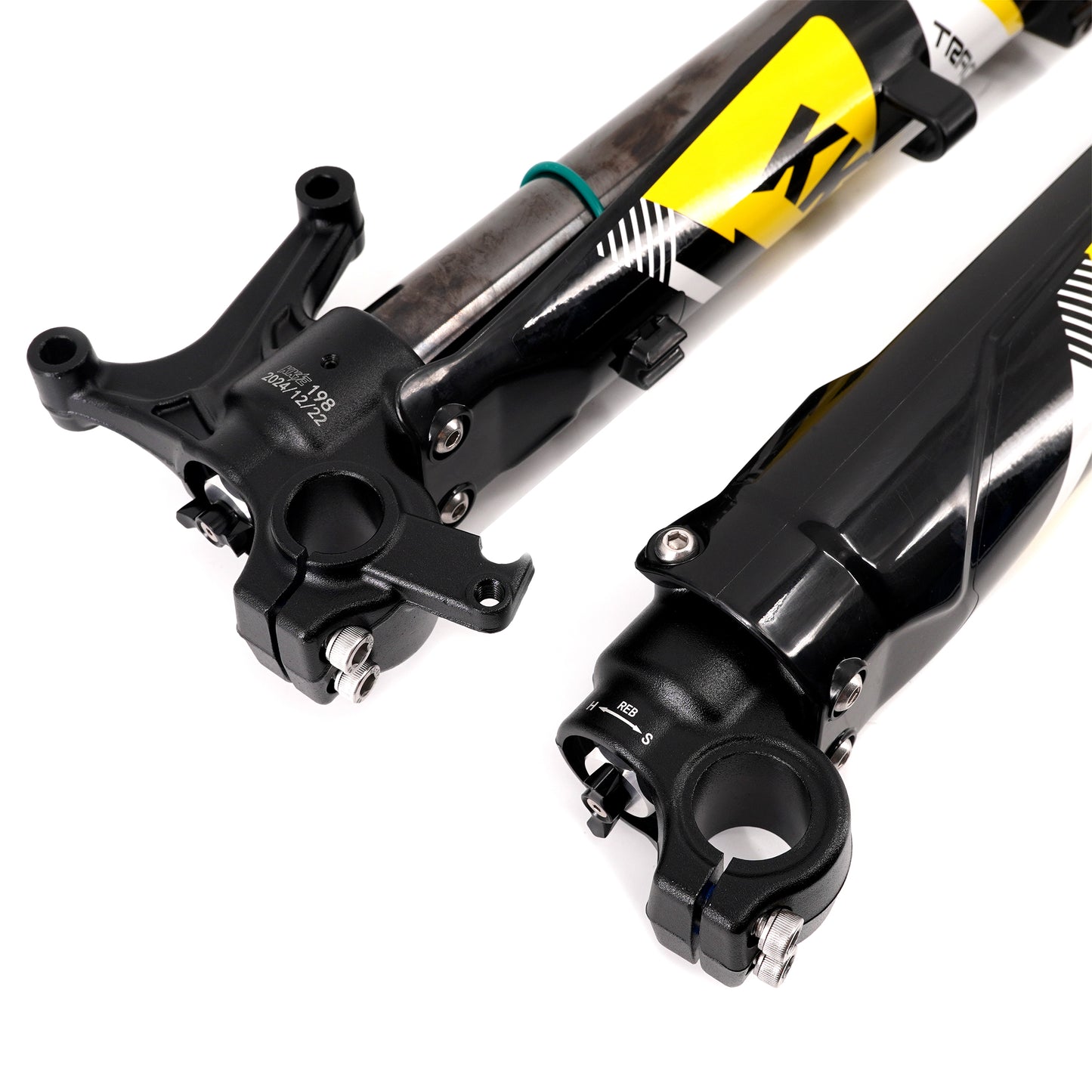 KKE 37MM Upgraded 6.0 Version Closed Cartridge Front Fork Suspension Fit Surron Ultra Bee Gold