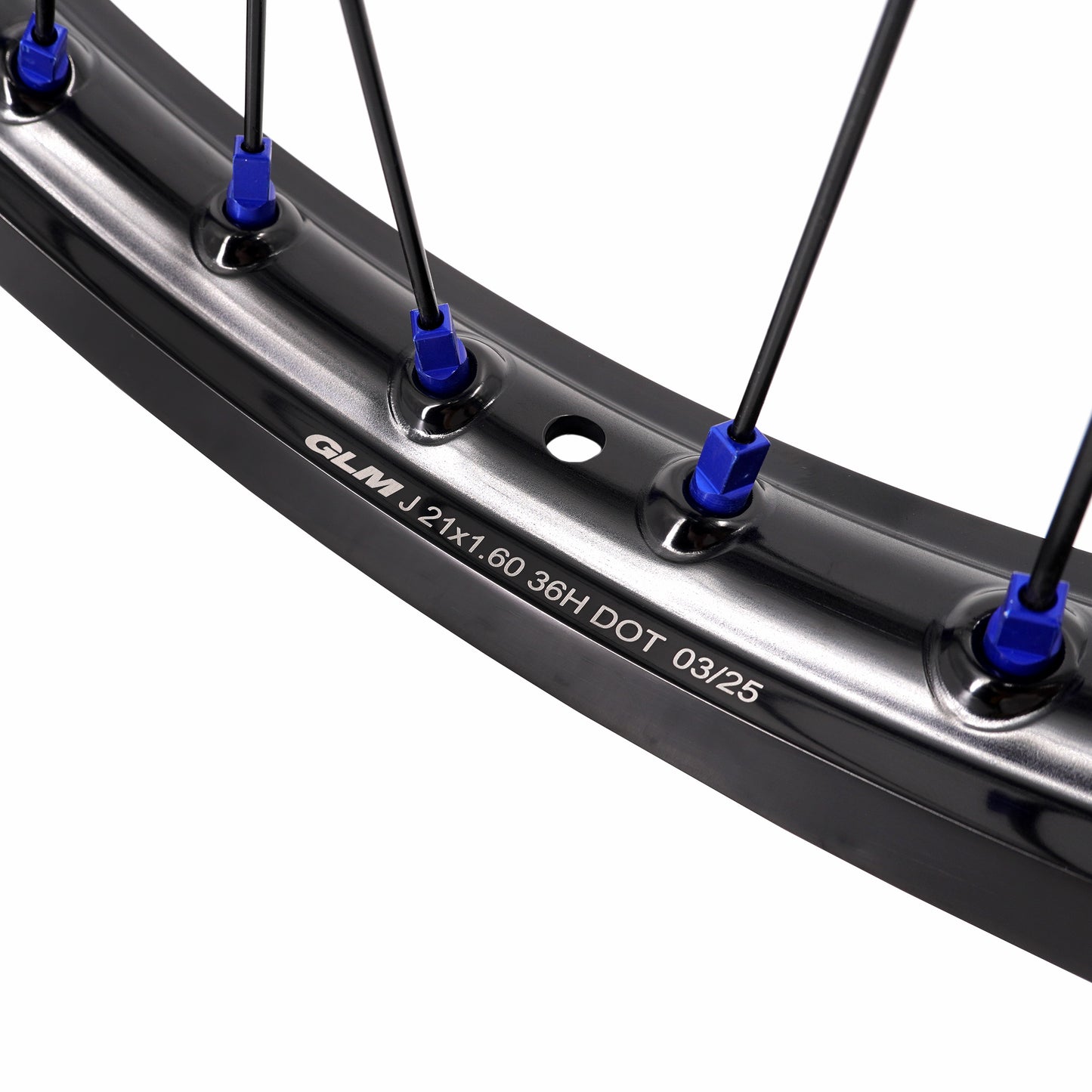 US Stock KKE 21" 18" E-Bike Wheels Rim Fit For SurRon Ultra Bee 2023-2025 Blue Nipples