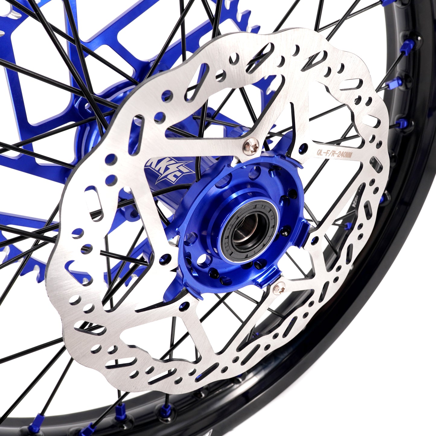 US Stock KKE 21" 18" E-Bike Wheels Rim Fit For SurRon Ultra Bee 2023-2025 Blue Nipples