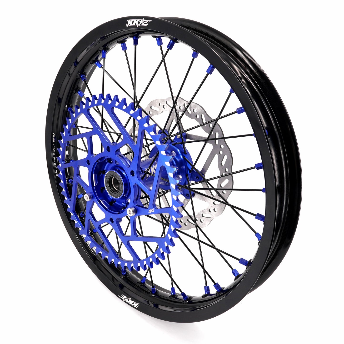 US Stock KKE 21" 18" E-Bike Wheels Rim Fit For SurRon Ultra Bee 2023-2025 Blue Nipples