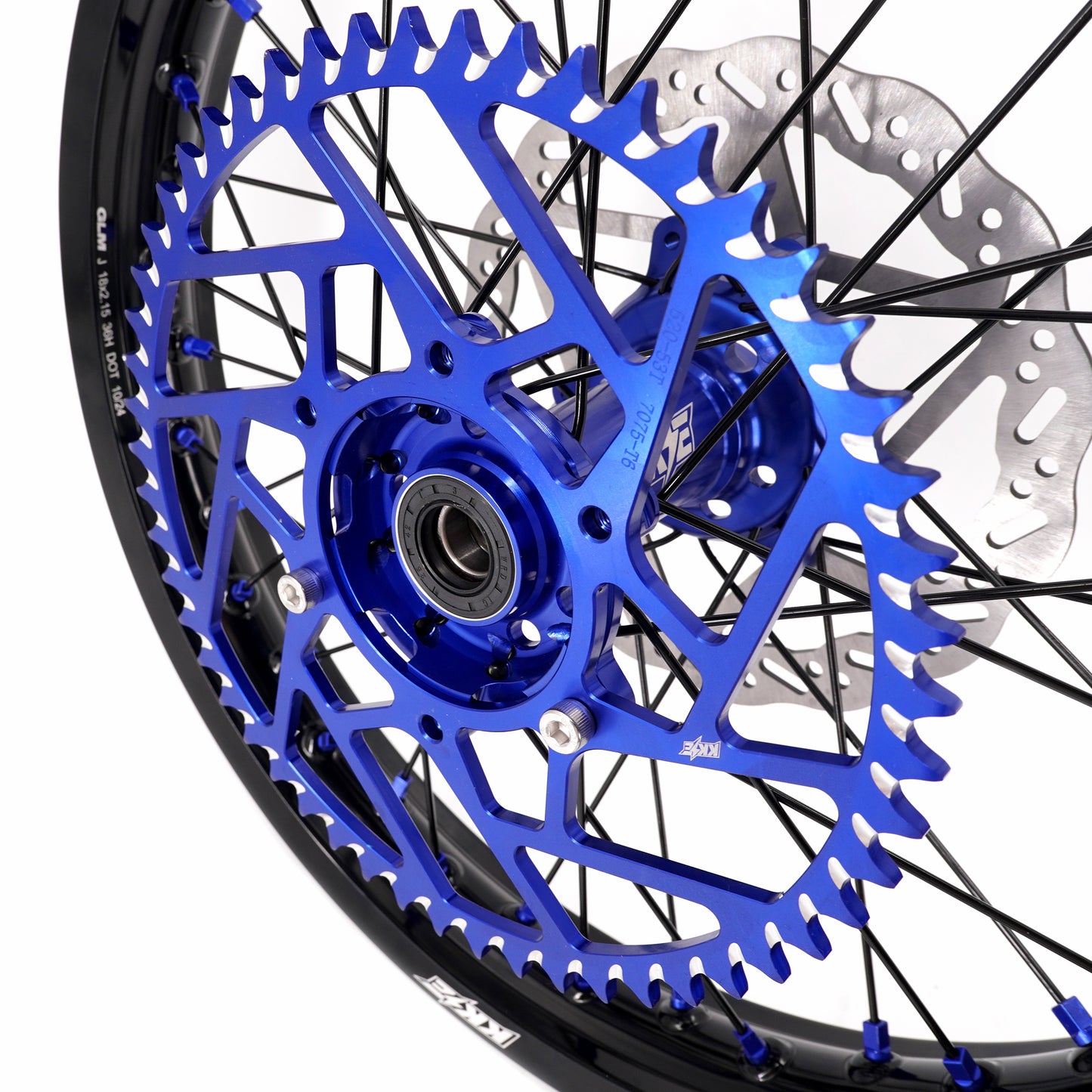 US Stock KKE 21" 18" E-Bike Wheels Rim Fit For SurRon Ultra Bee 2023-2025 Blue Nipples