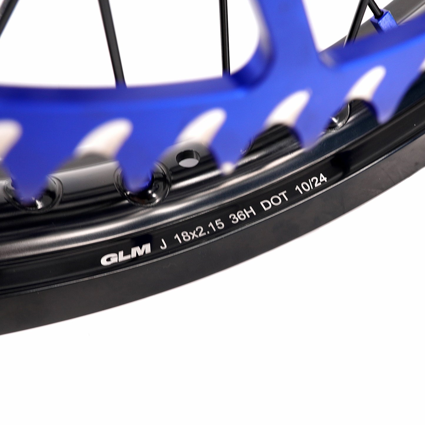 US Stock KKE 21" 18" E-Bike Wheels Rim Fit For SurRon Ultra Bee 2023-2025 Blue Nipples