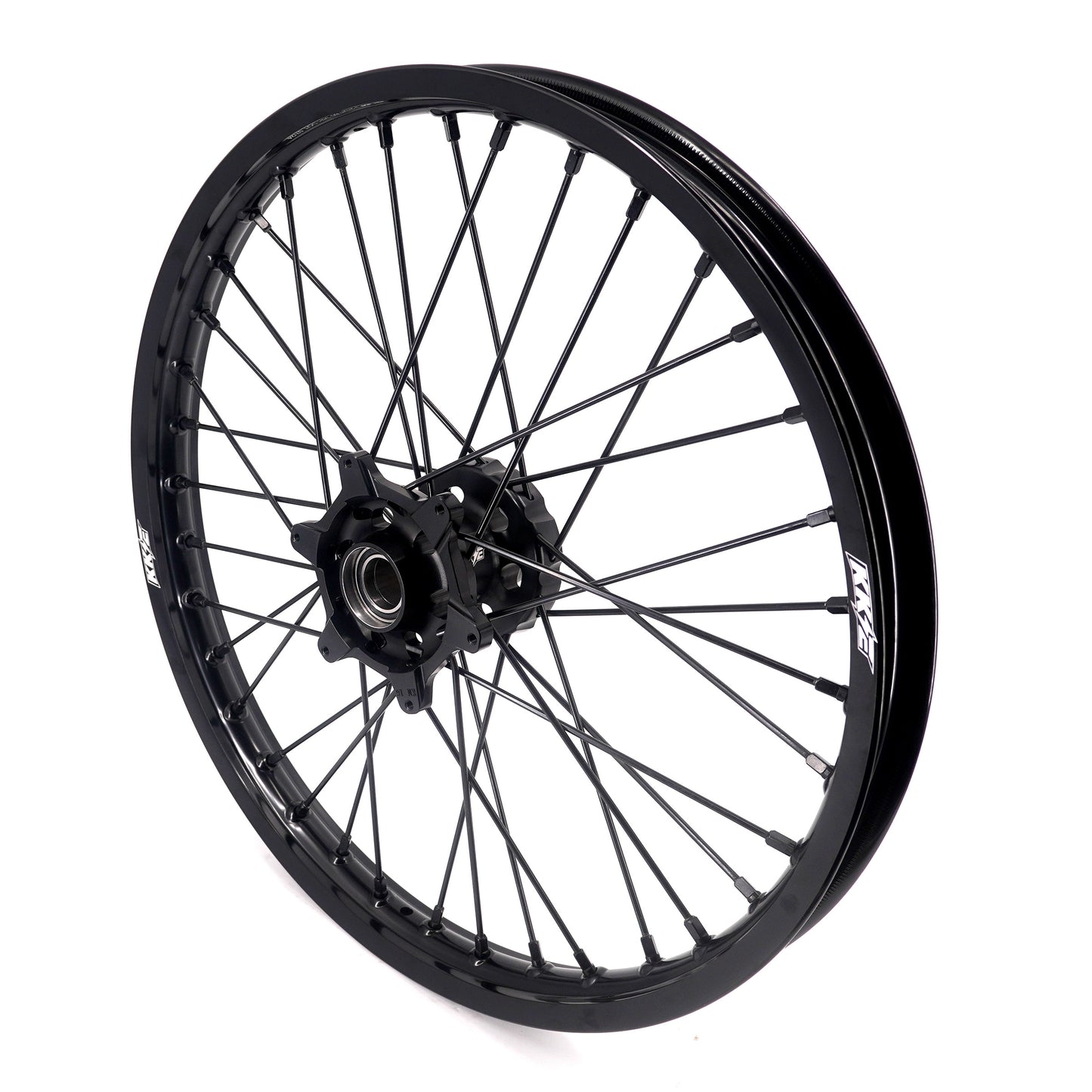 Pre-order KKE Enduro 1.6*21" & 2.15*18" CNC Hub Electric Dirtbike Alloy Wheels Rims Fit STARK VARG Black All Black