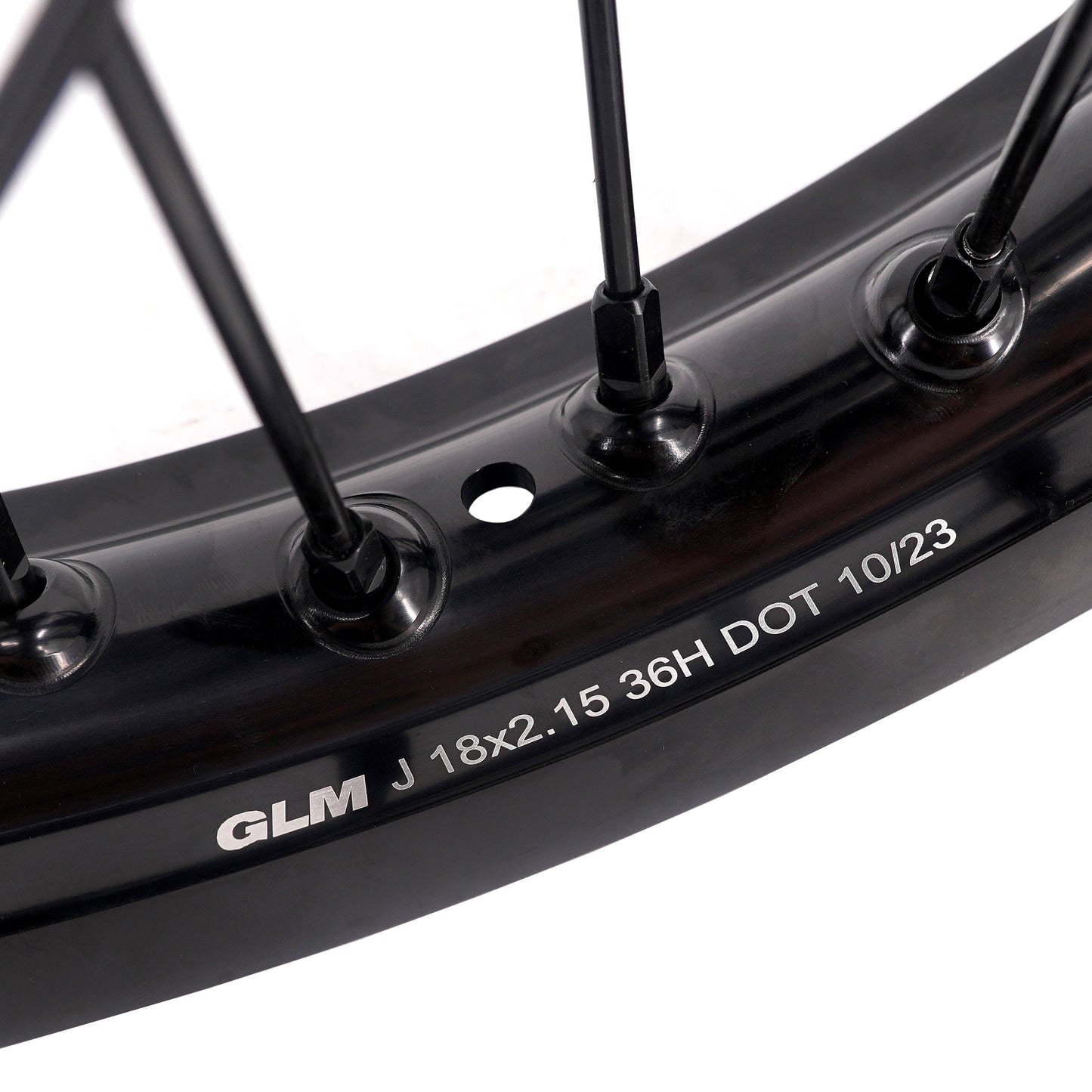 Pre-order KKE Enduro 1.6*21" & 2.15*18" CNC Hub Electric Dirtbike Alloy Wheels Rims Fit STARK VARG Black All Black