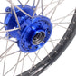 KKE 1.6*21 & 2.15*19 Wheels Rims Fit Kawasaki KX450 2019-2023 KX450X 2021-2023 Blue Hubs