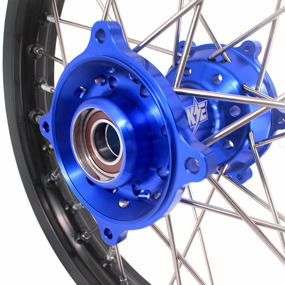 KKE 19" 16" CNC Big Kid's Wheels Rims Fit For Husqvarna TC85 Gas Gas MC85 2021-2024 Blue